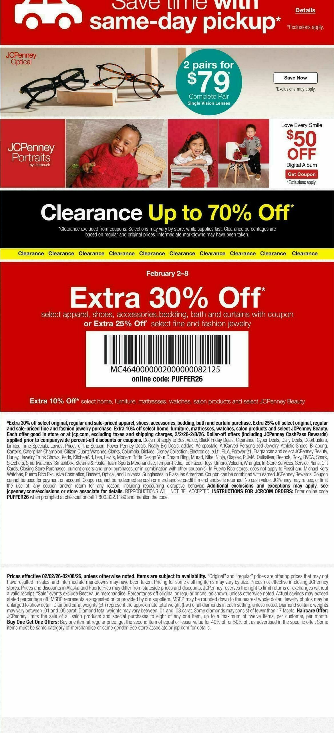 JCPenney Weekly Ad from February 2