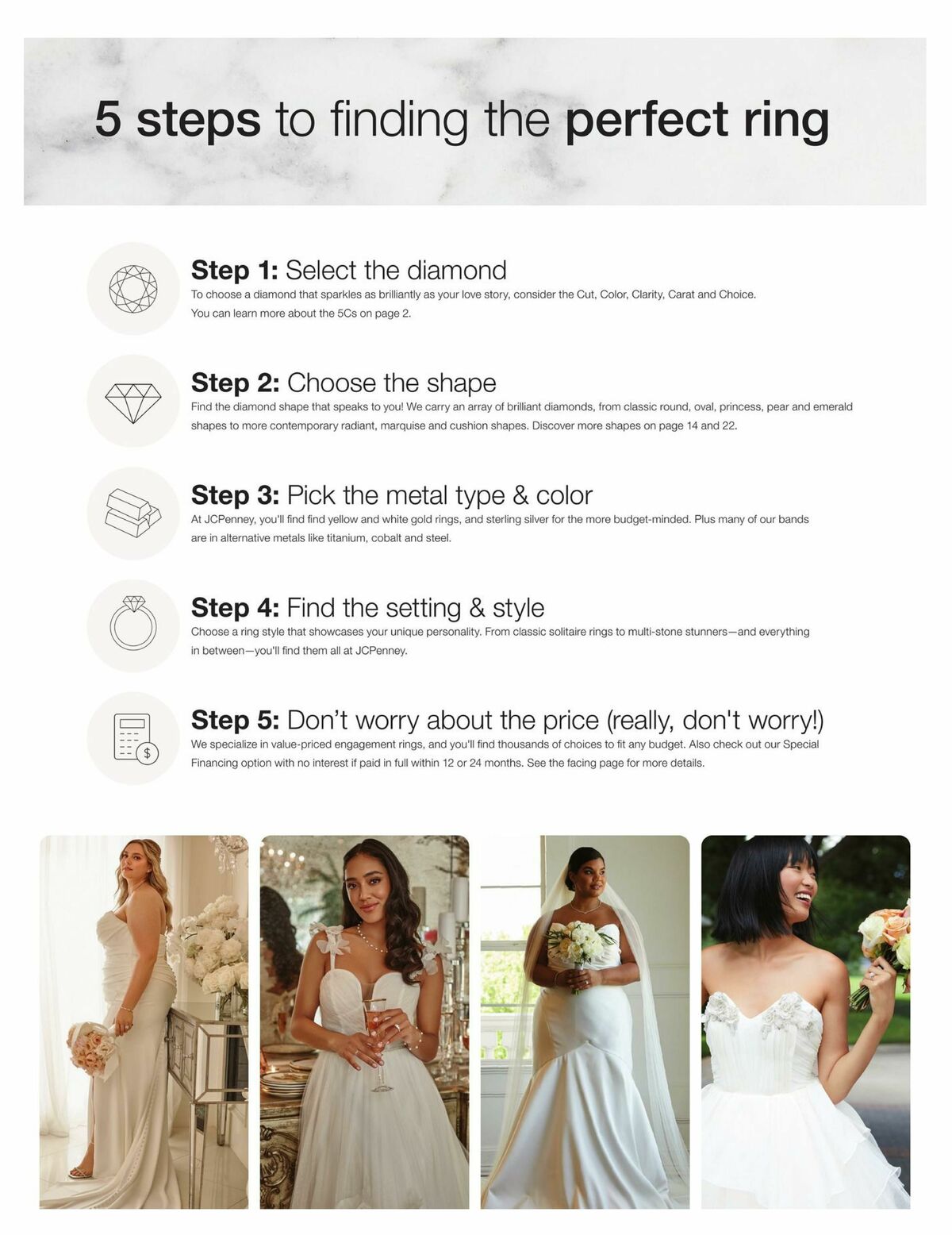 JCPenney Modern Bride Weekly Ad from September 23