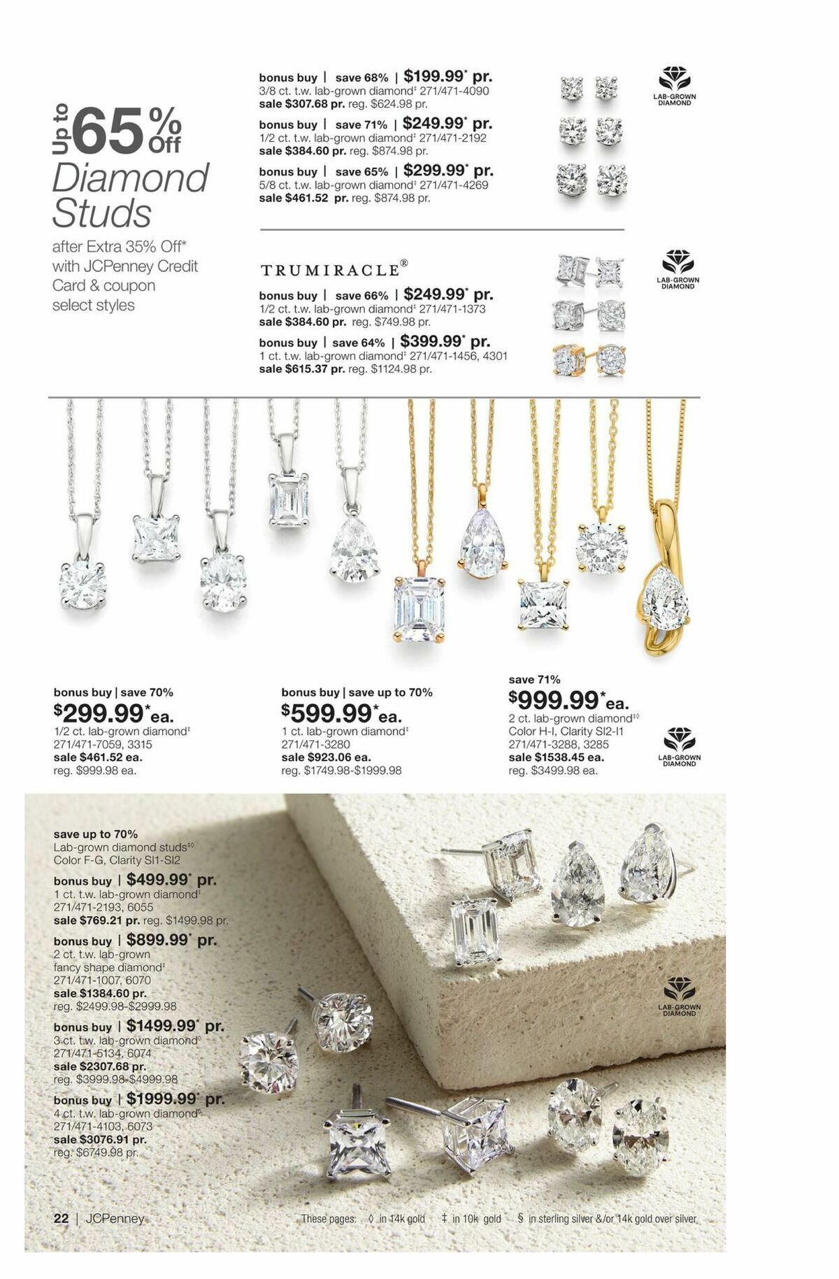 JCPenney Billion Dollar Jewelry Sale Weekly Ad from March 12