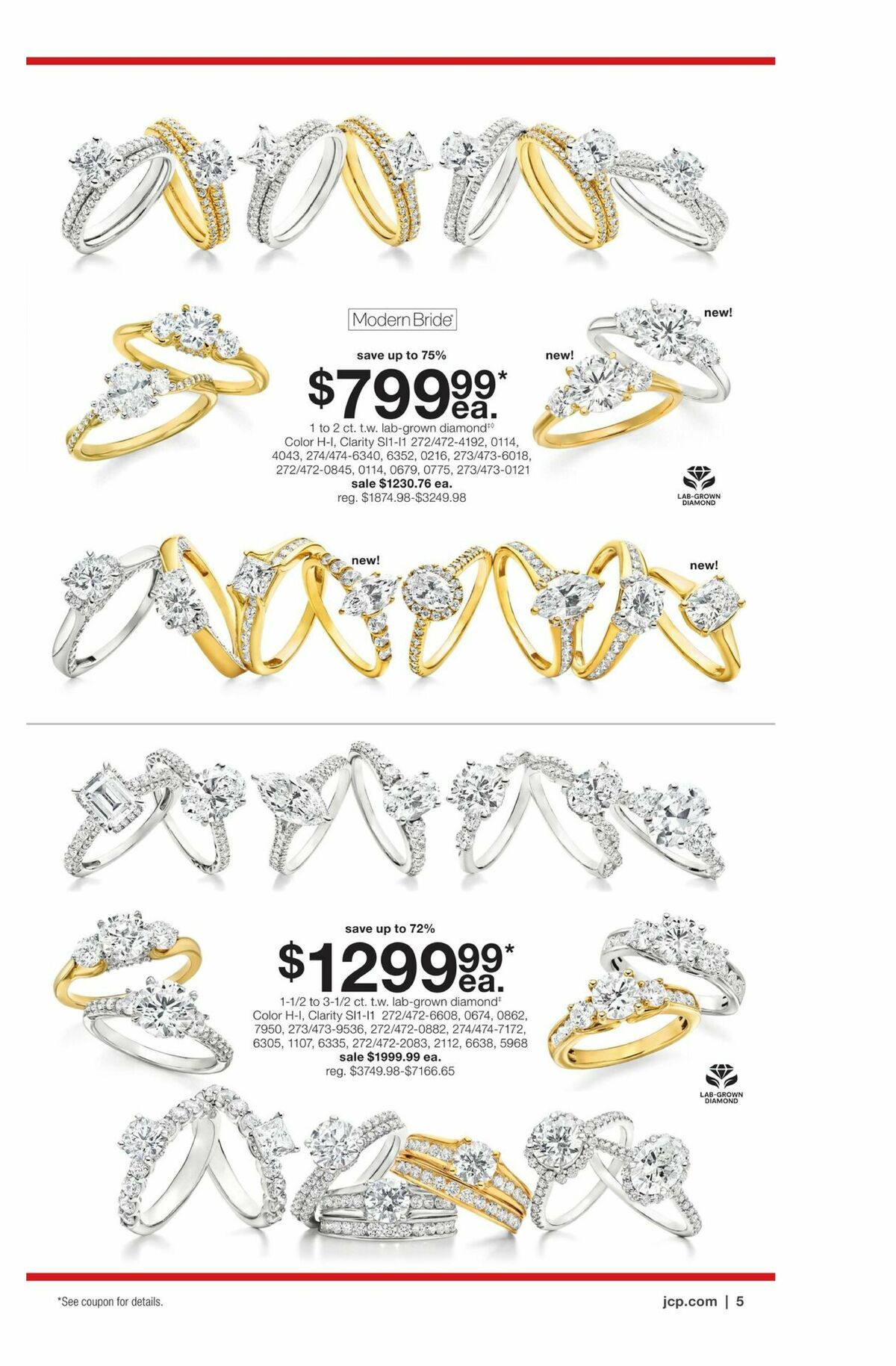 JCPenney Billion Dollar Jewelry Sale Weekly Ad from March 12