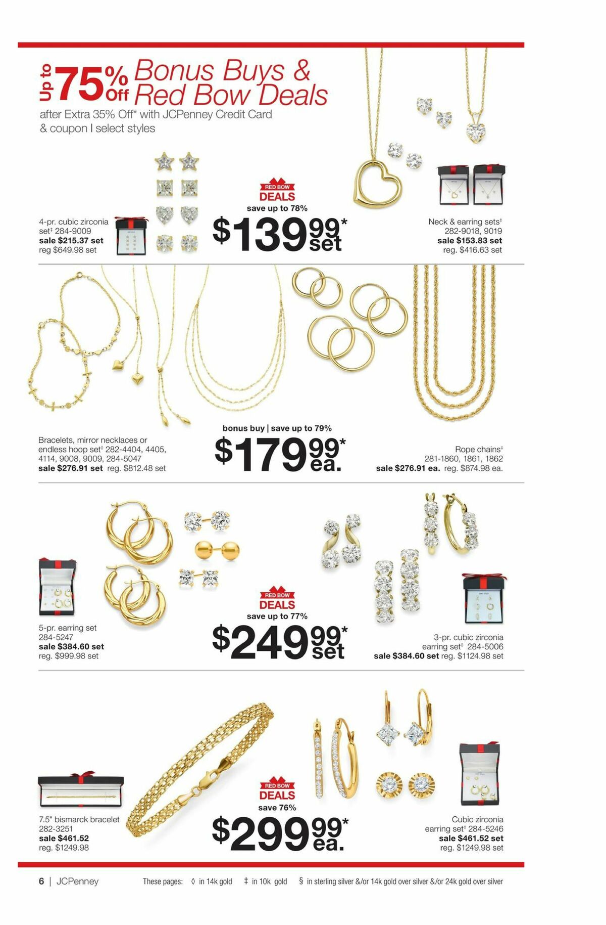 JCPenney Billion Dollar Jewelry Sale Weekly Ad from March 12