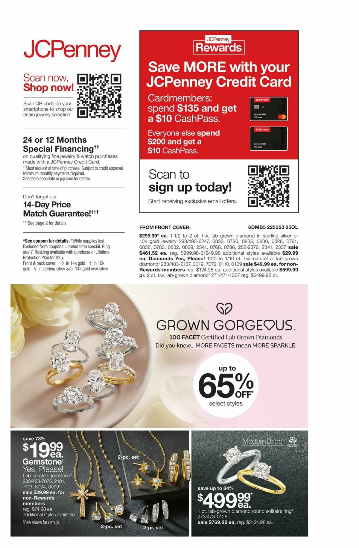 JCPenney Billion Dollar Jewelry Sale Weekly Ad from March 12