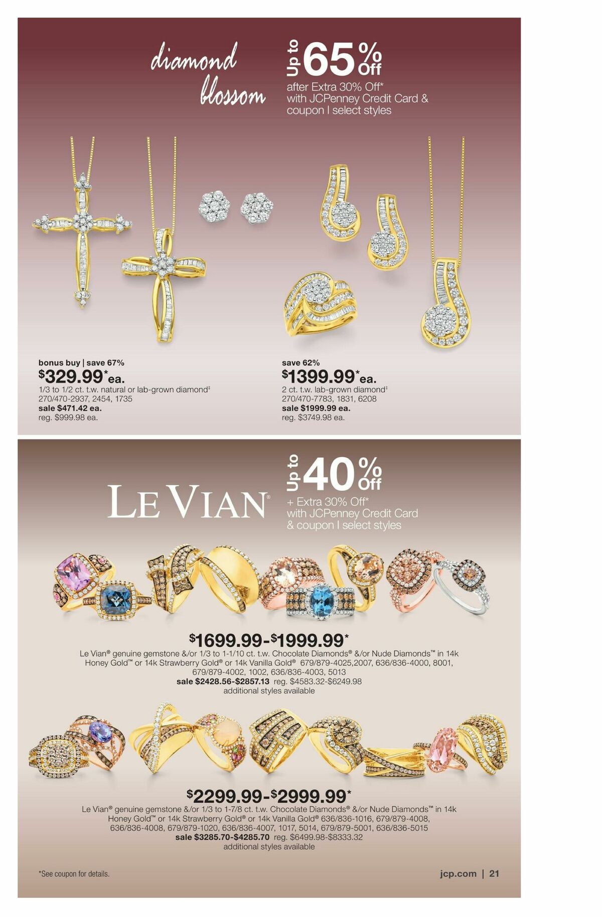 JCPenney Mother’s Day Jewelry Sale Weekly Ad from April 9