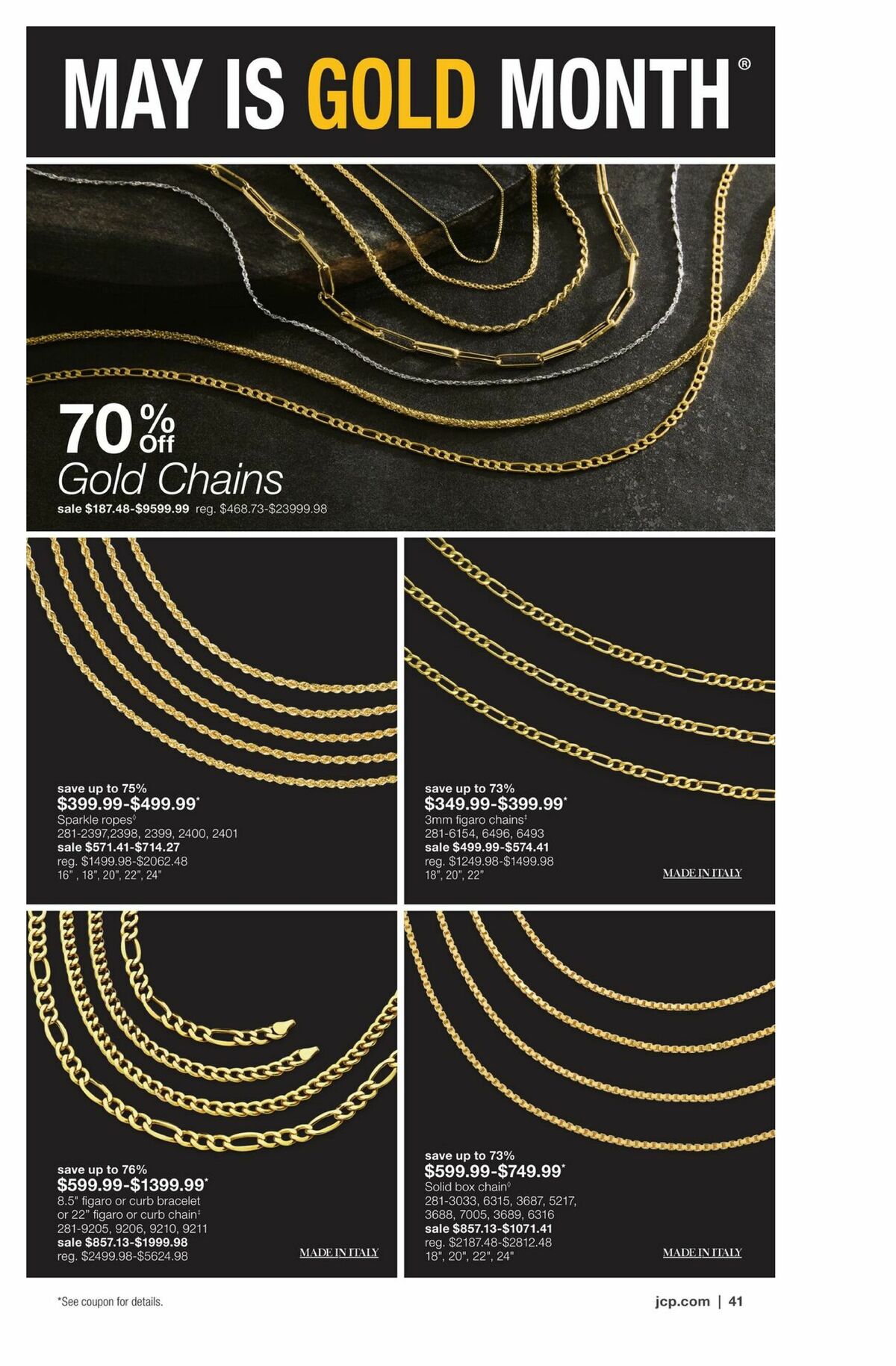 JCPenney Mother’s Day Jewelry Sale Weekly Ad from April 9