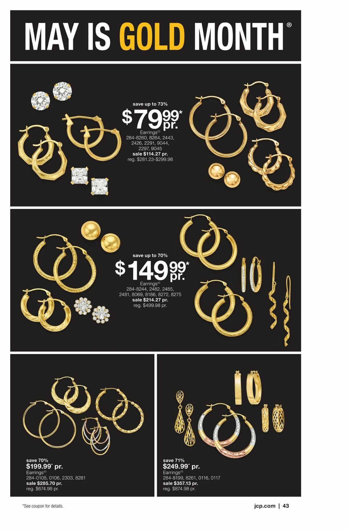JCPenney Mother’s Day Jewelry Sale Weekly Ad from April 9