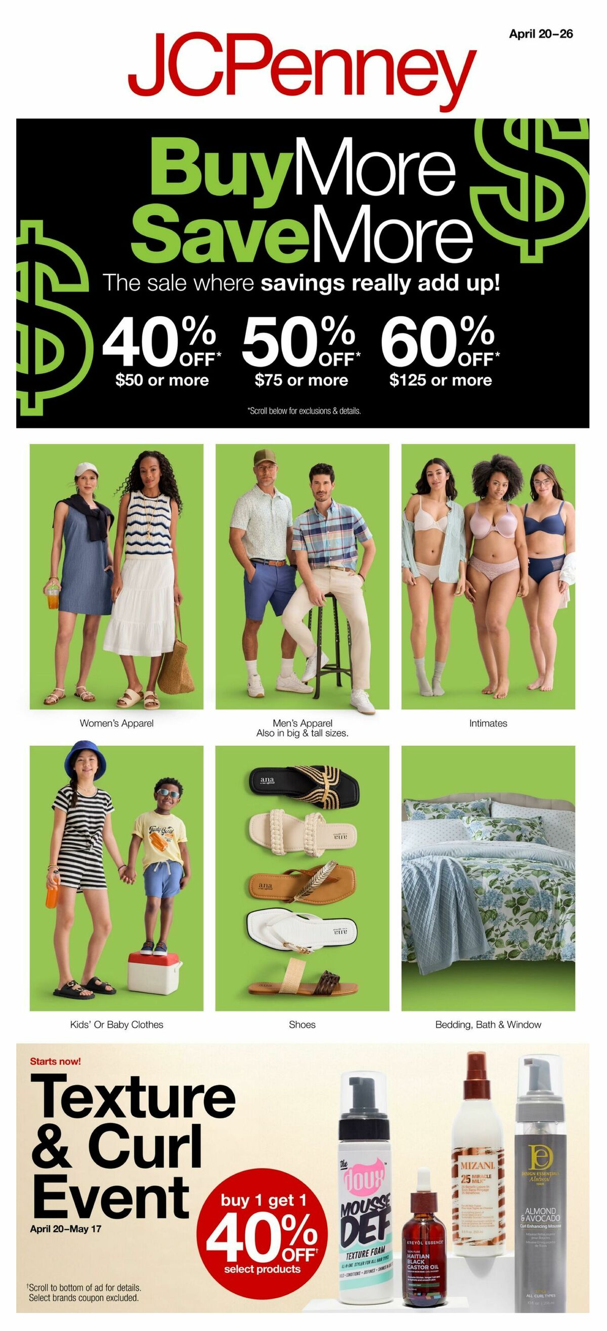 JCPenney Weekly Ad from April 20
