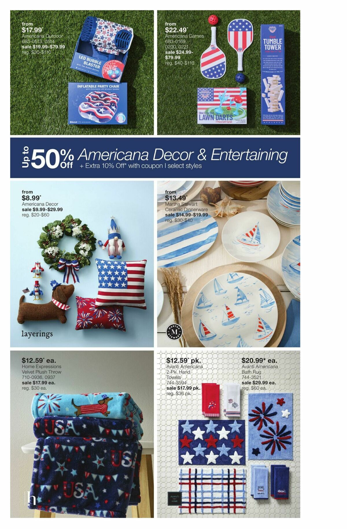 JCPenney Memorial Day Home Sale Weekly Ad from April 27