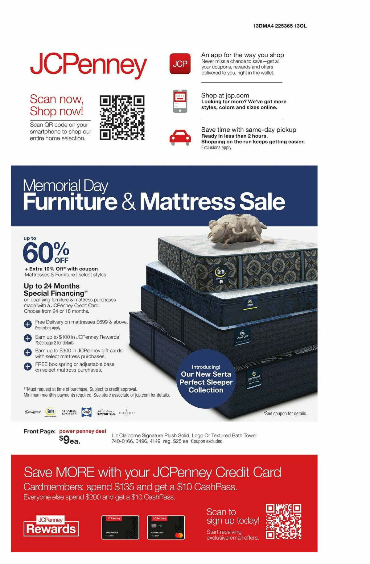 JCPenney Memorial Day Home Sale Weekly Ad from April 27