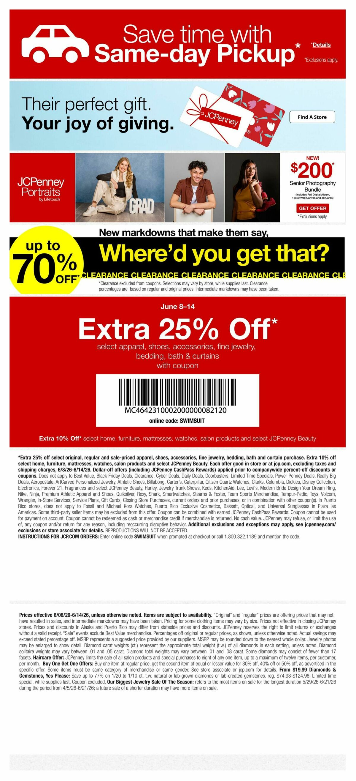 JCPenney Weekly Ad from June 8