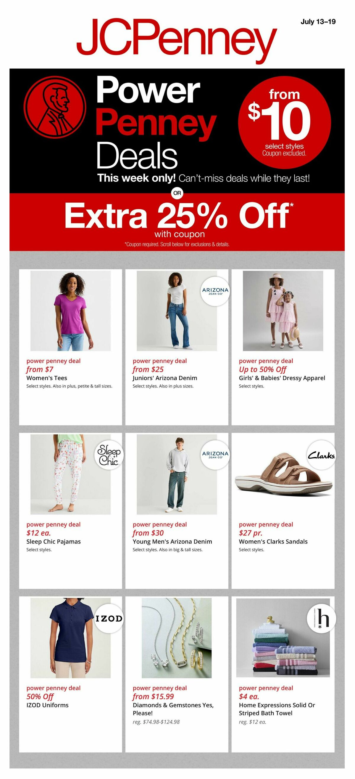 JCPenney Weekly Ad from July 13