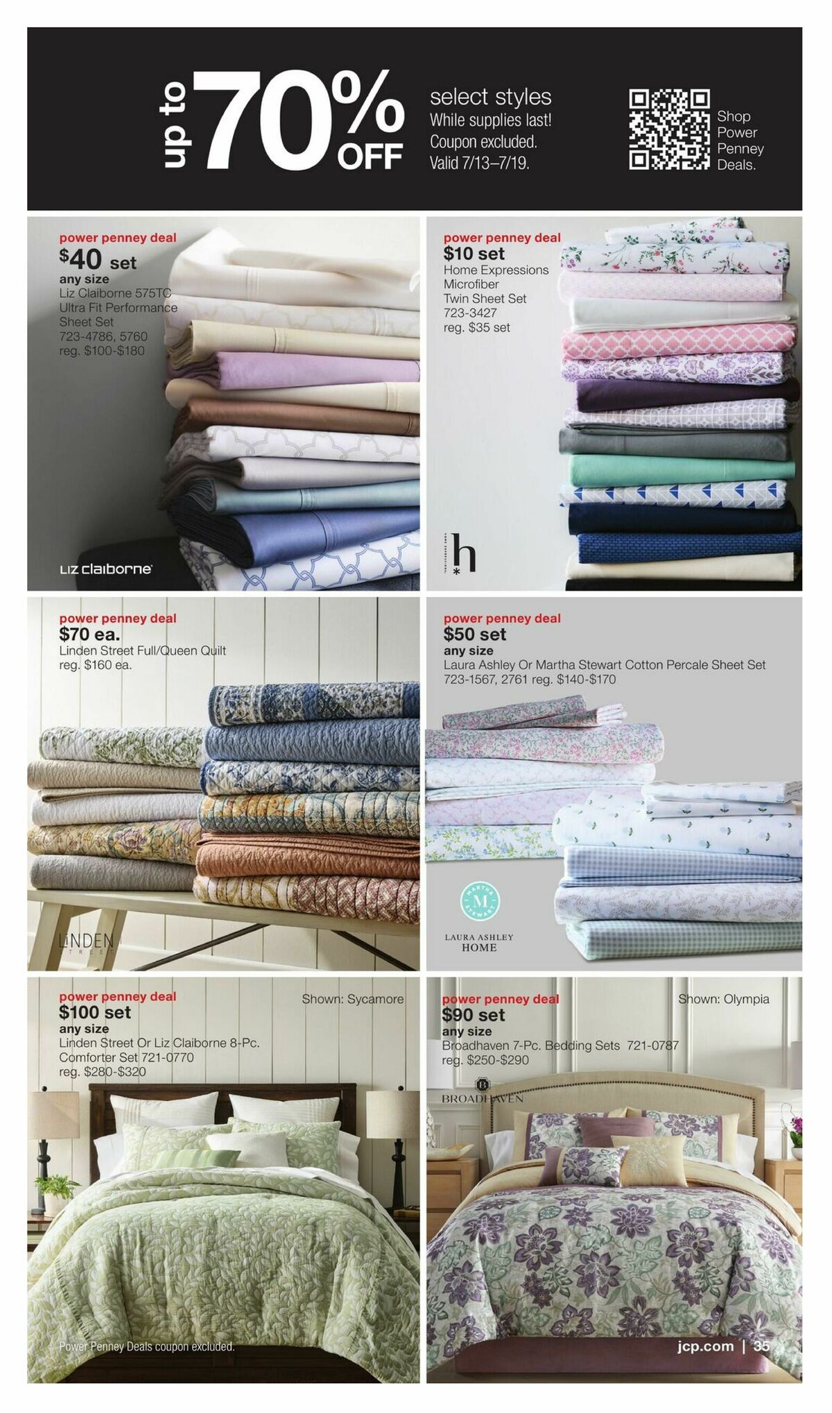 JCPenney Semi-Annual Home Sale Weekly Ad from July 13