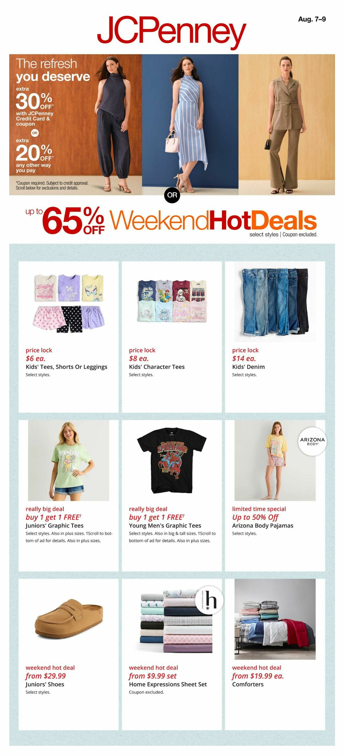 JCPenney Weekly Ad from August 7