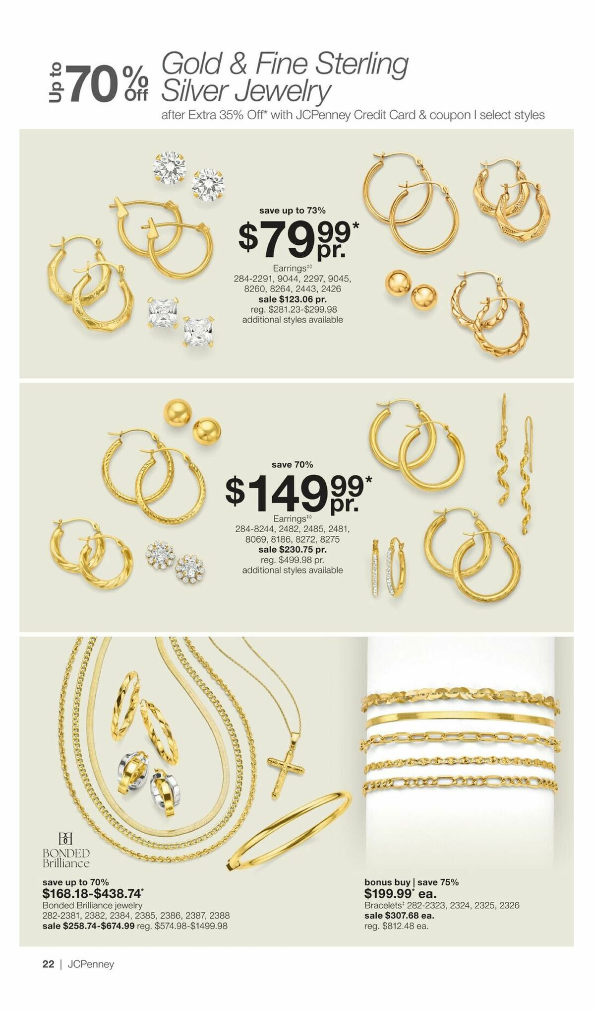 JCPenney Semi-Annual Jewelry Sale Weekly Ad from July 13