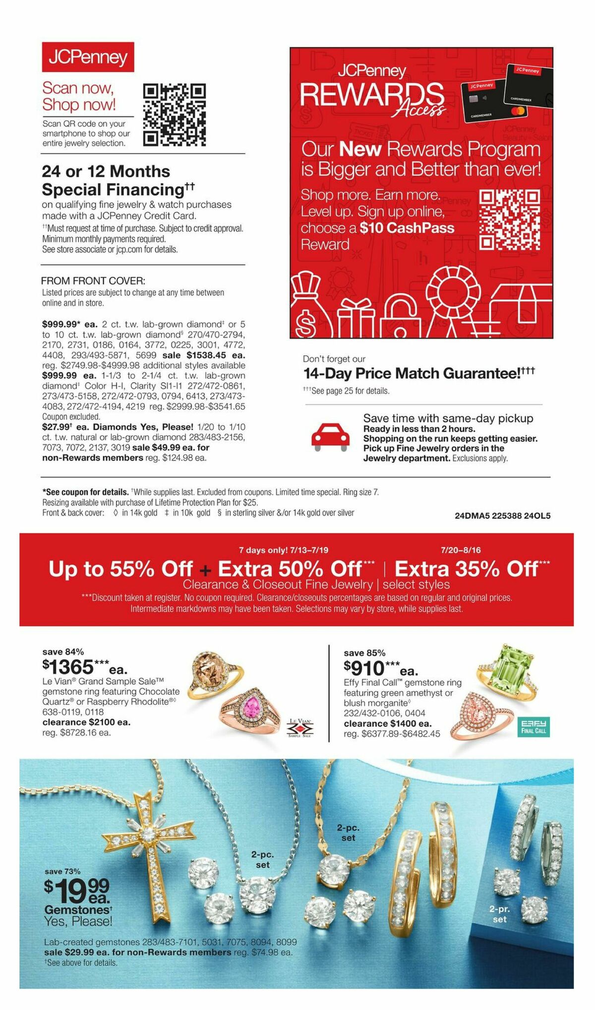 JCPenney Semi-Annual Jewelry Sale Weekly Ad from July 13