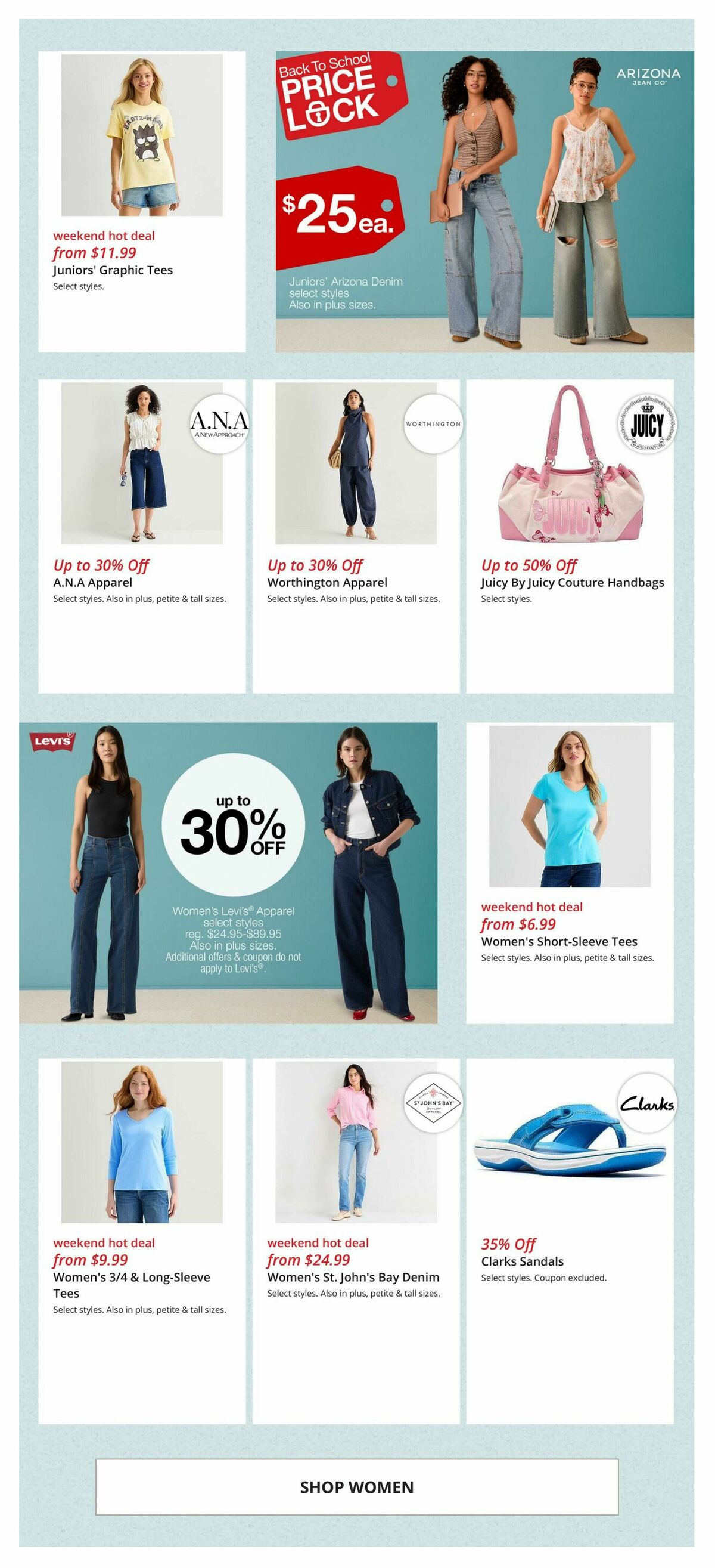 JCPenney Weekly Ad from August 13