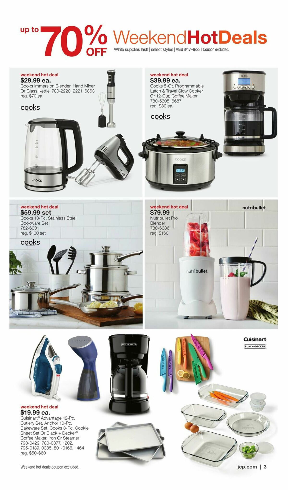 JCPenney Labor Day Home Sale Weekly Ad from August 18