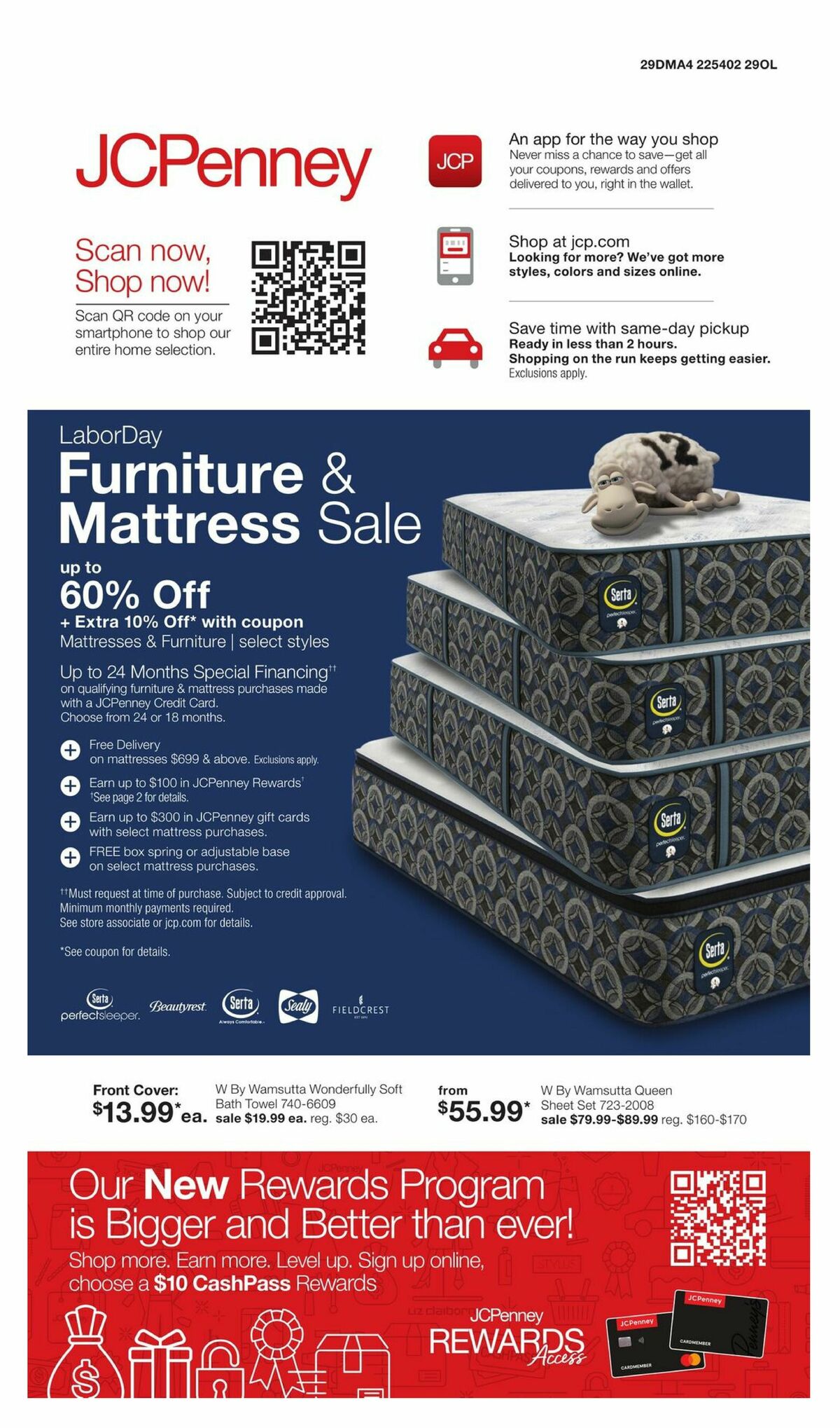 JCPenney Labor Day Home Sale Weekly Ad from August 18