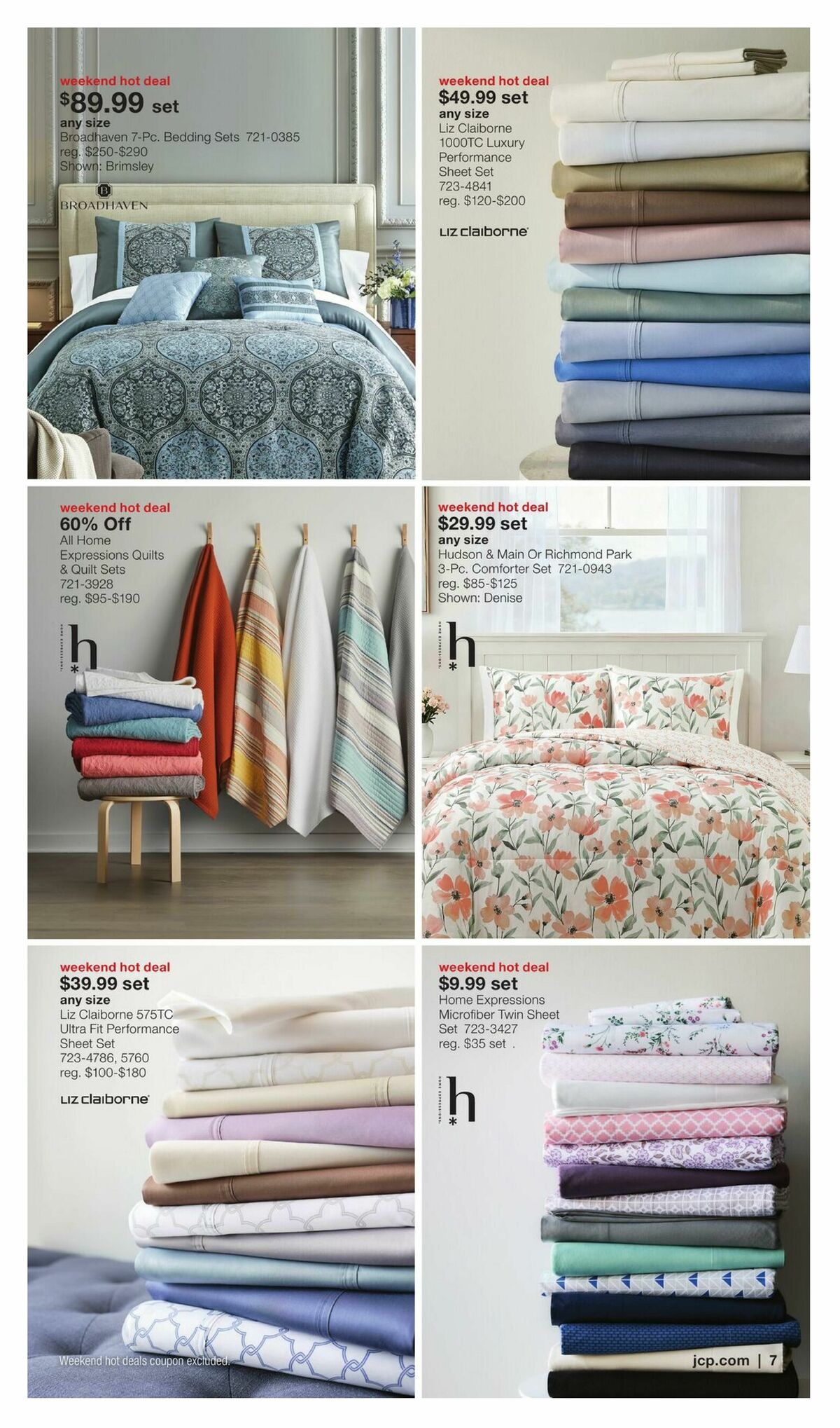 JCPenney Labor Day Home Sale Weekly Ad from August 18