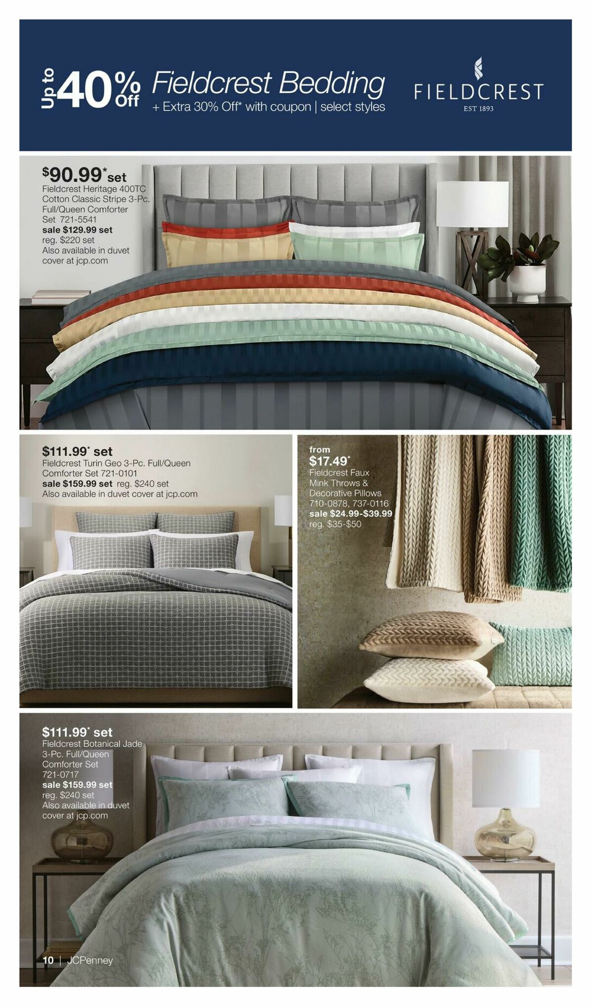 JCPenney Labor Day Home Sale Weekly Ad from August 18