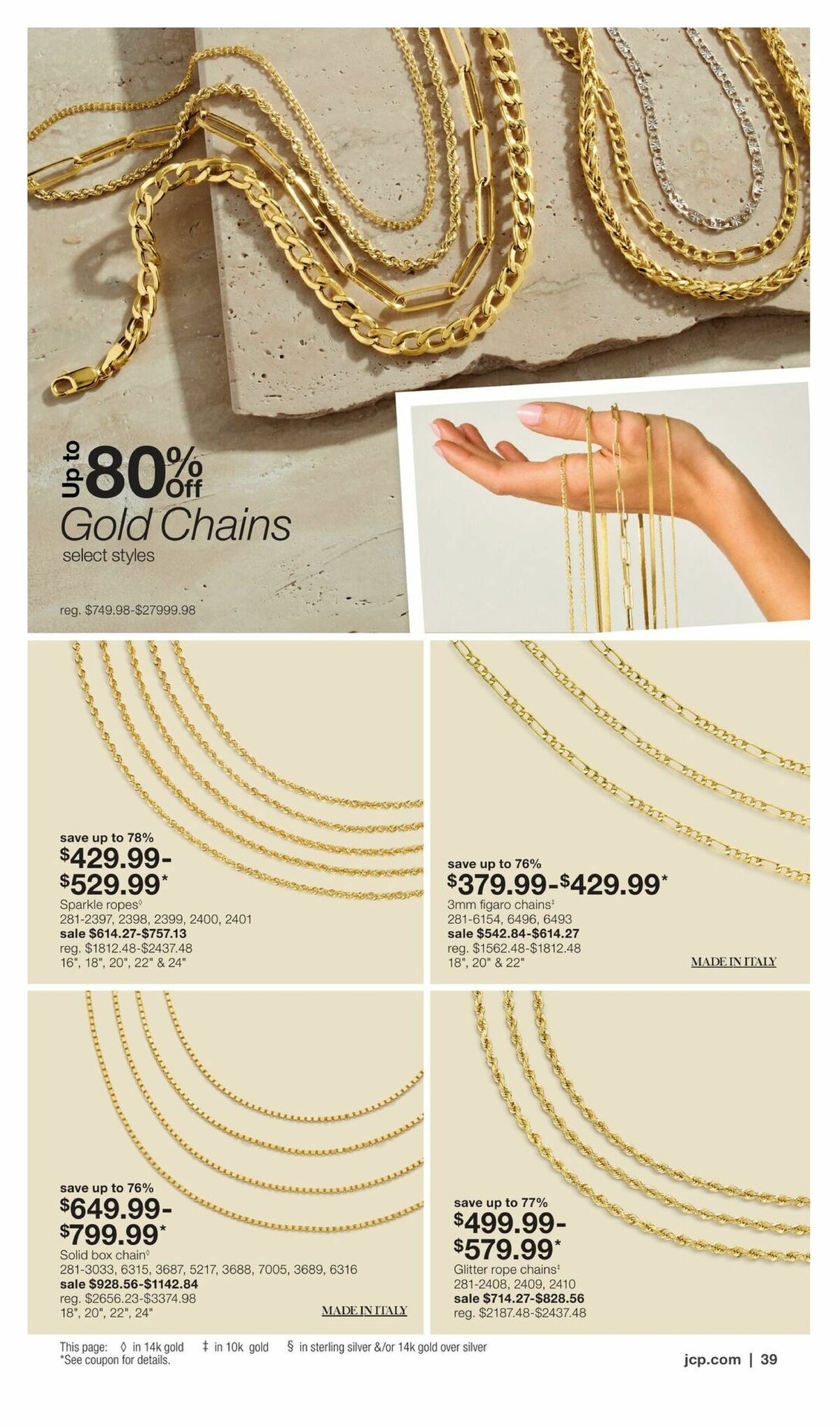 JCPenney Billion Dollar Jewelry Sale Weekly Ad from September 3