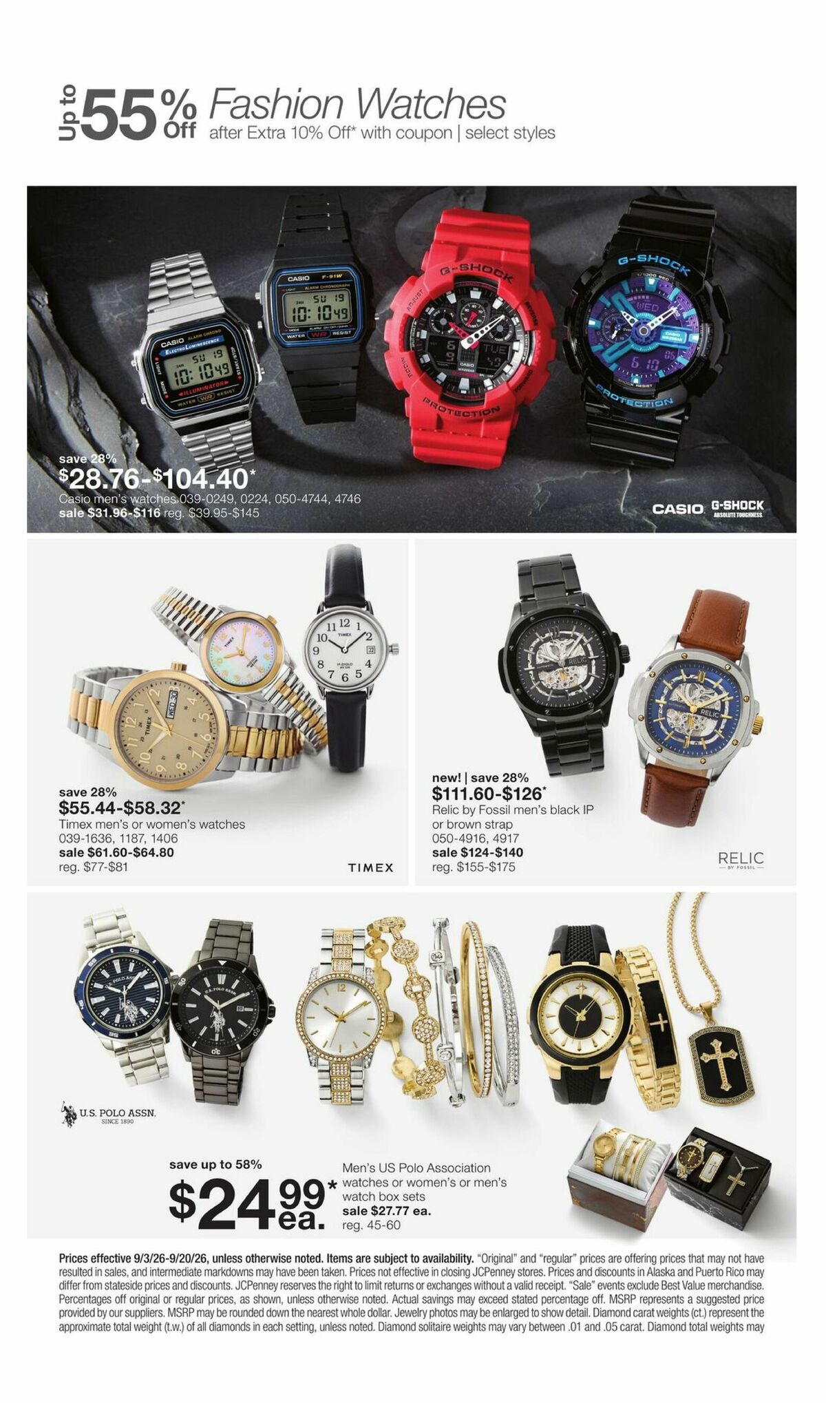 JCPenney Billion Dollar Jewelry Sale Weekly Ad from September 3