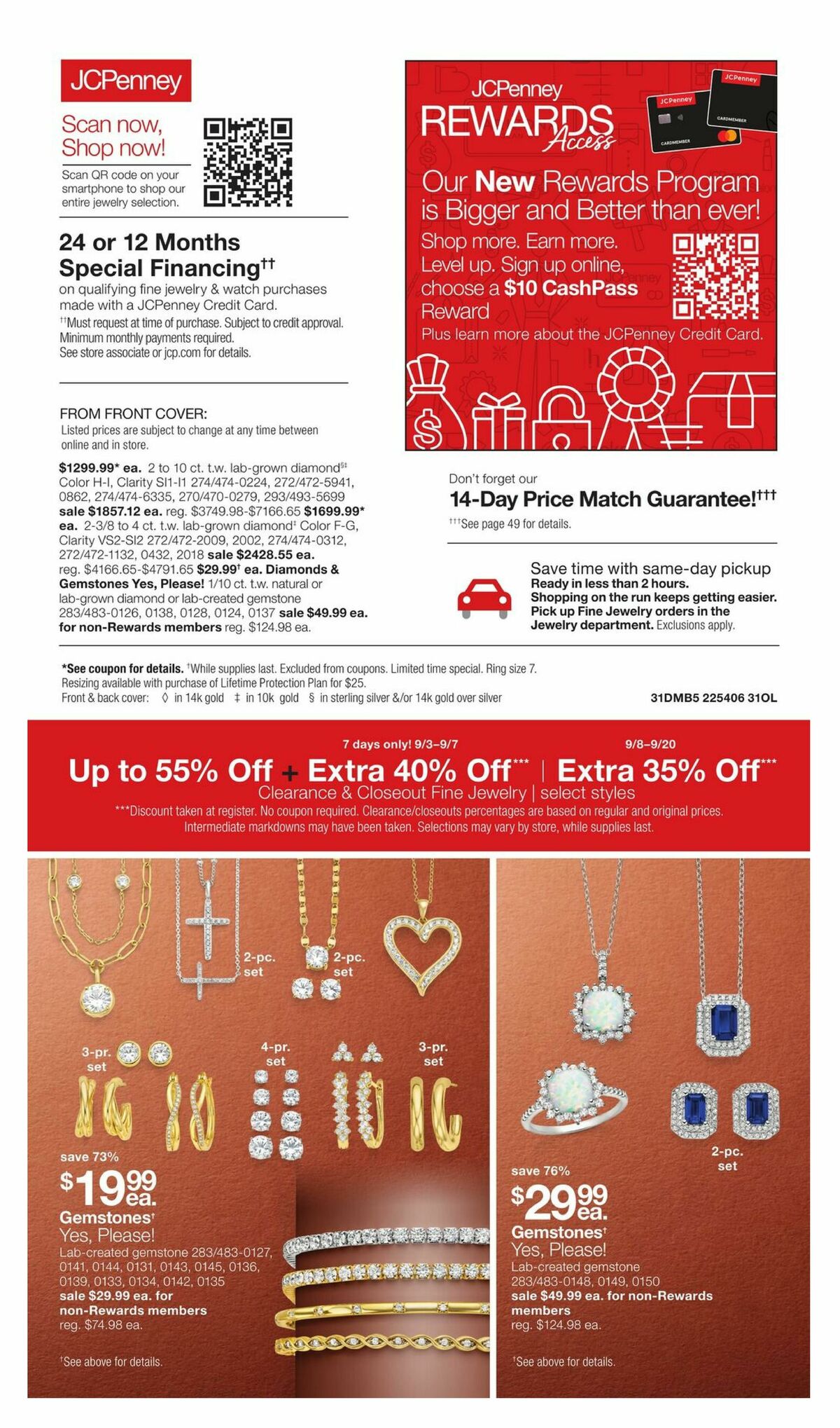 JCPenney Billion Dollar Jewelry Sale Weekly Ad from September 3