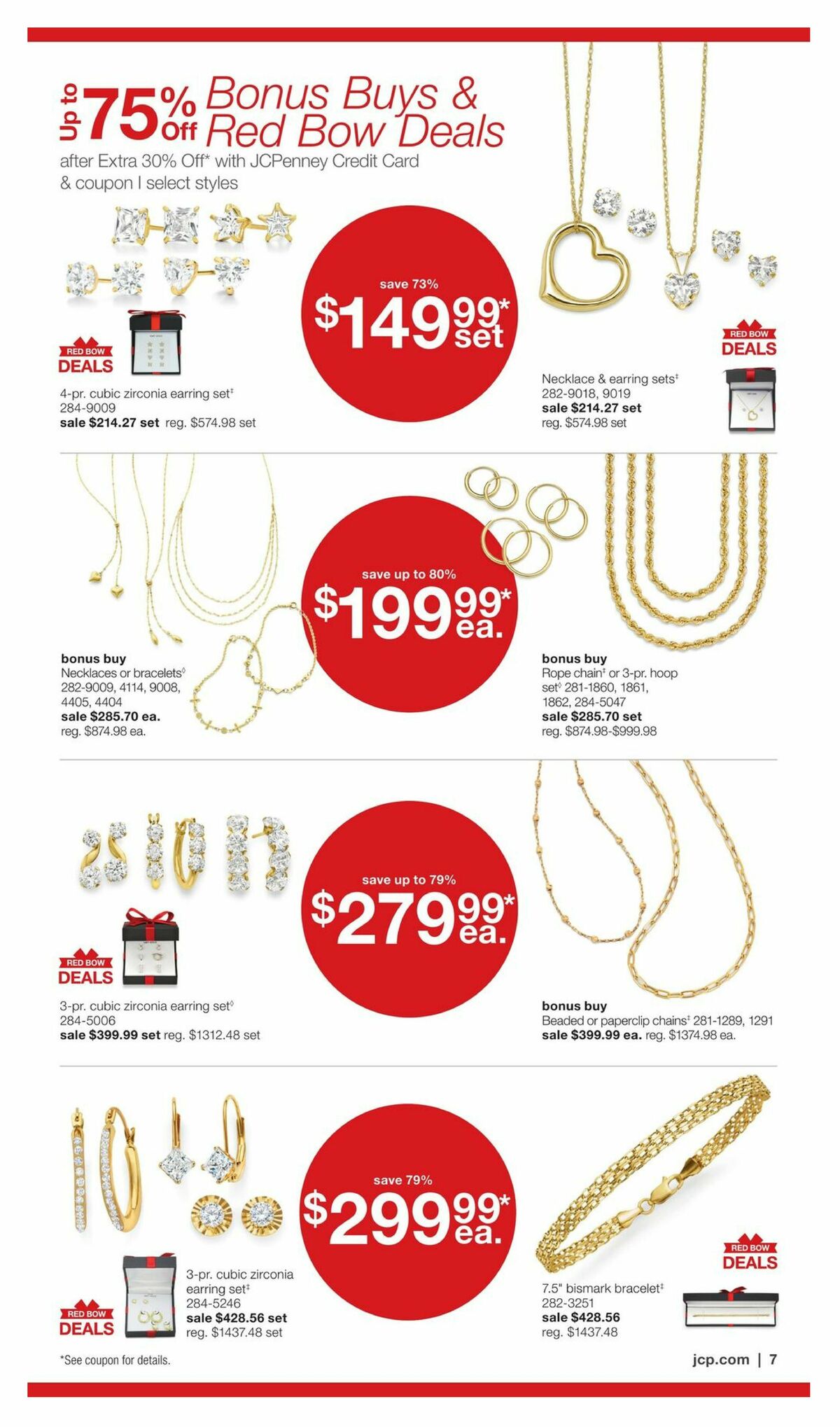 JCPenney Billion Dollar Jewelry Sale Weekly Ad from September 3