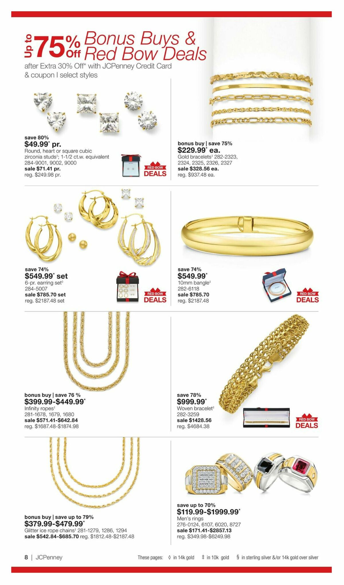 JCPenney Billion Dollar Jewelry Sale Weekly Ad from September 3