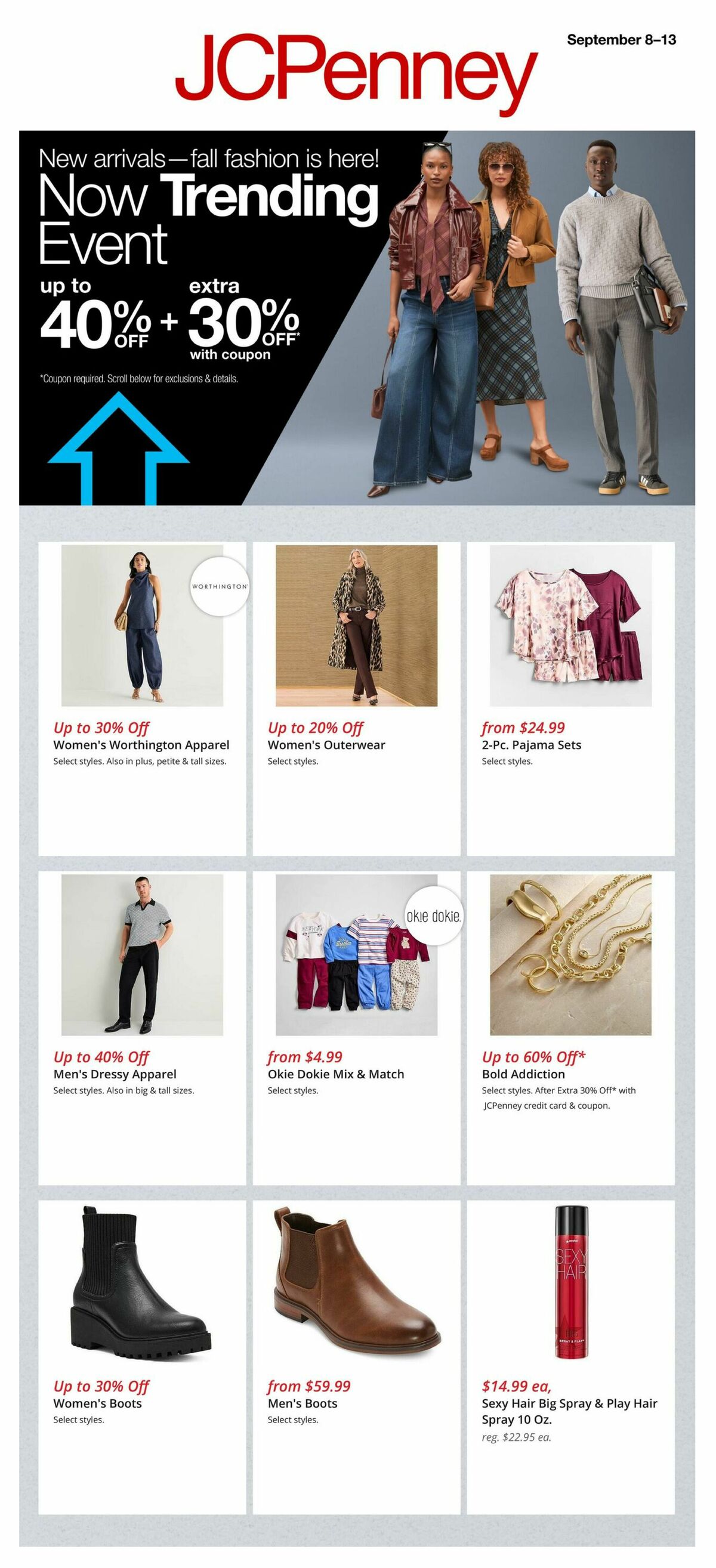 JCPenney Weekly Ad from September 8