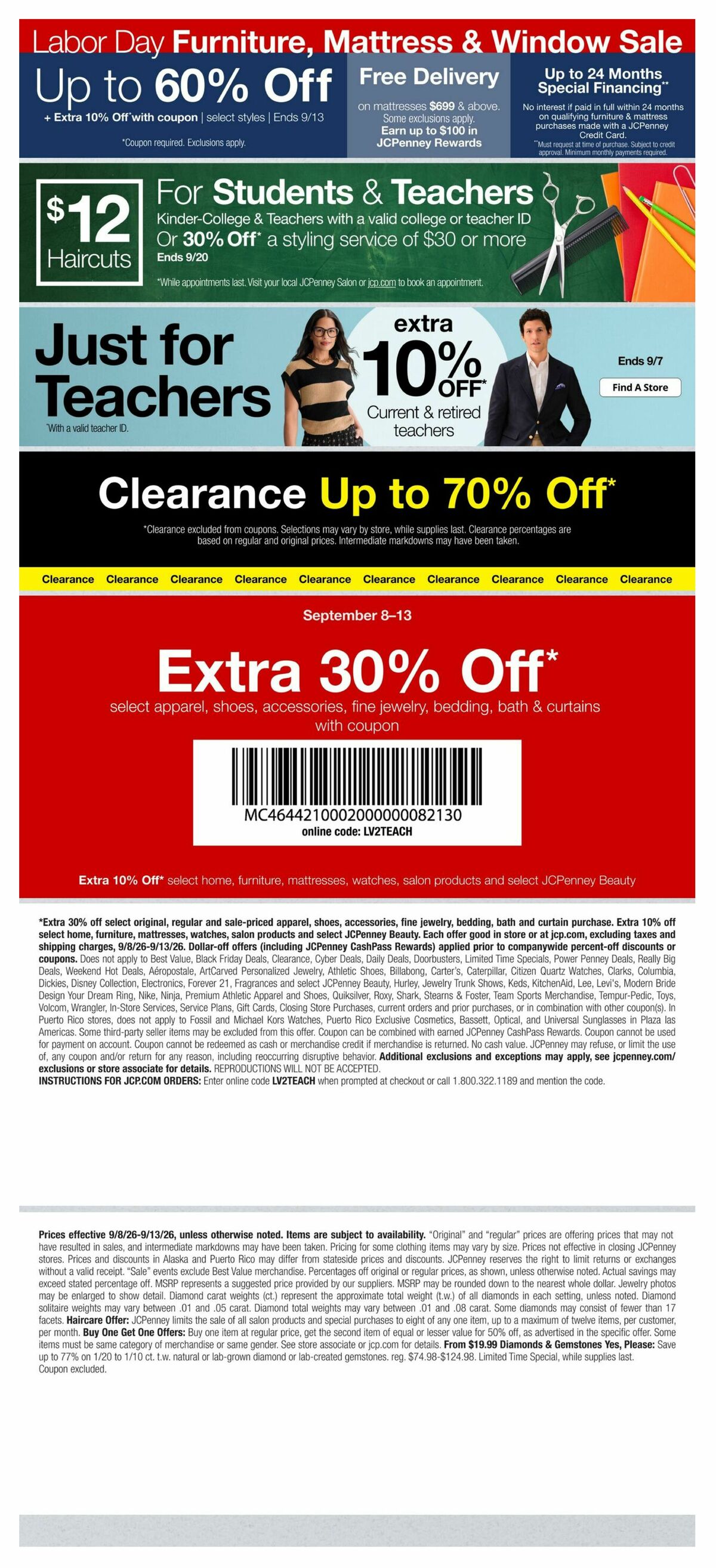 JCPenney Weekly Ad from September 8
