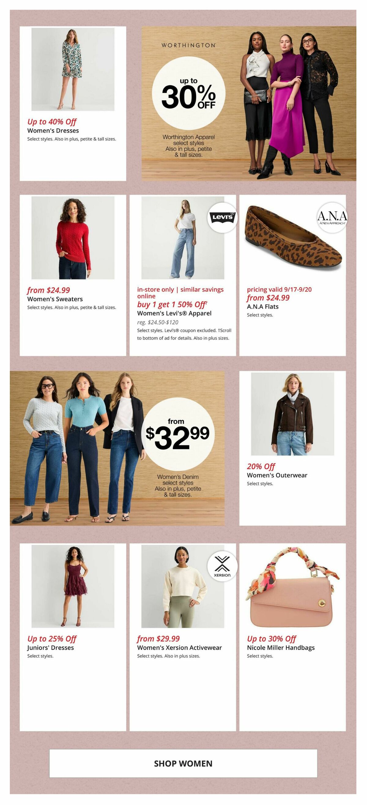 JCPenney Weekly Ad from September 14
