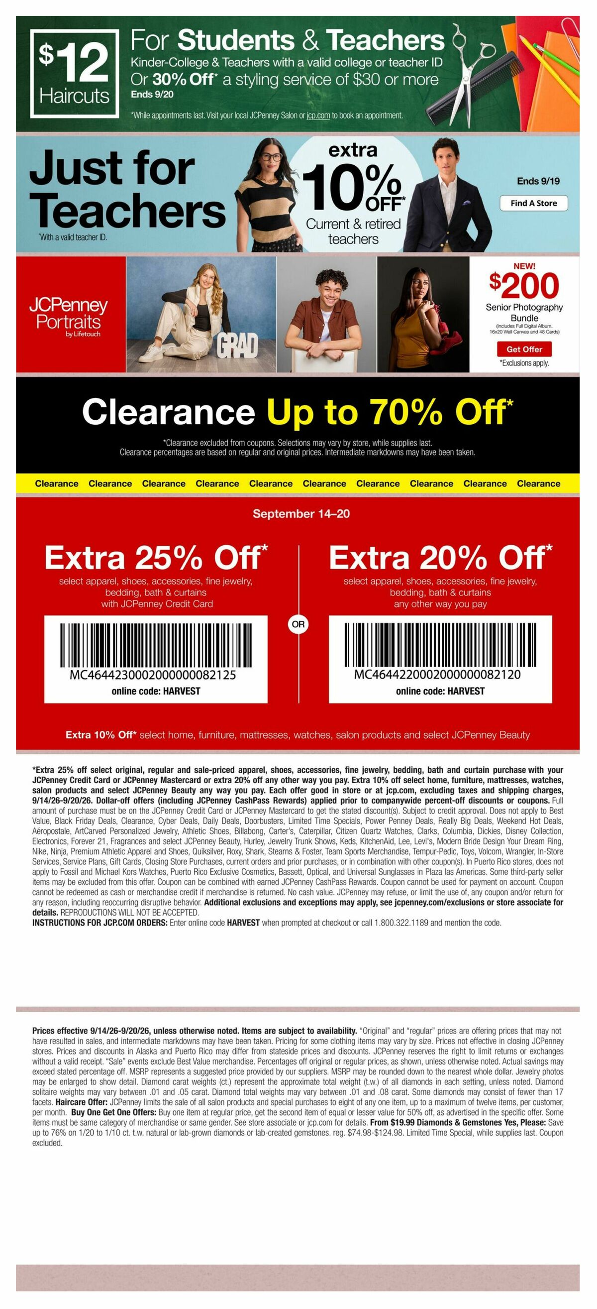 JCPenney Weekly Ad from September 14