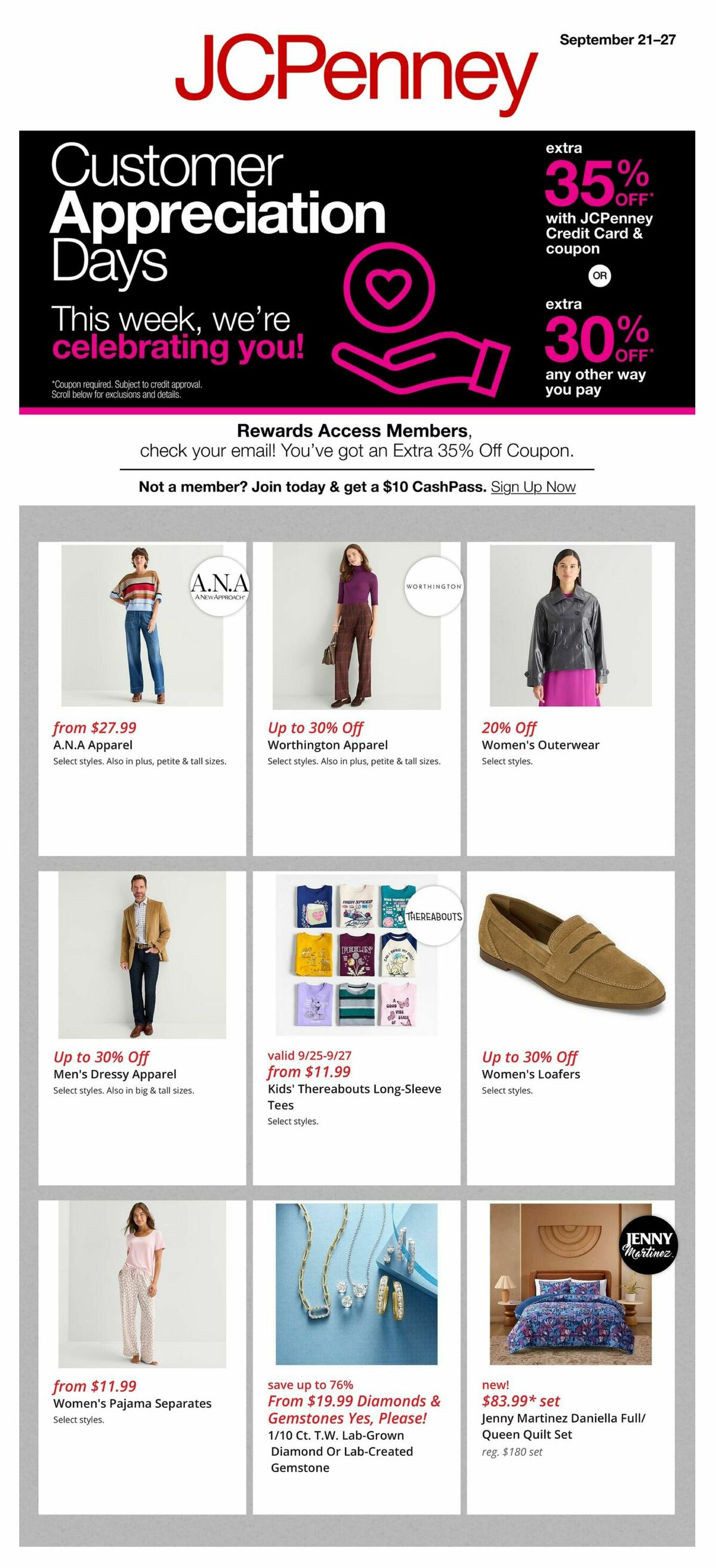 JCPenney Weekly Ad from September 21