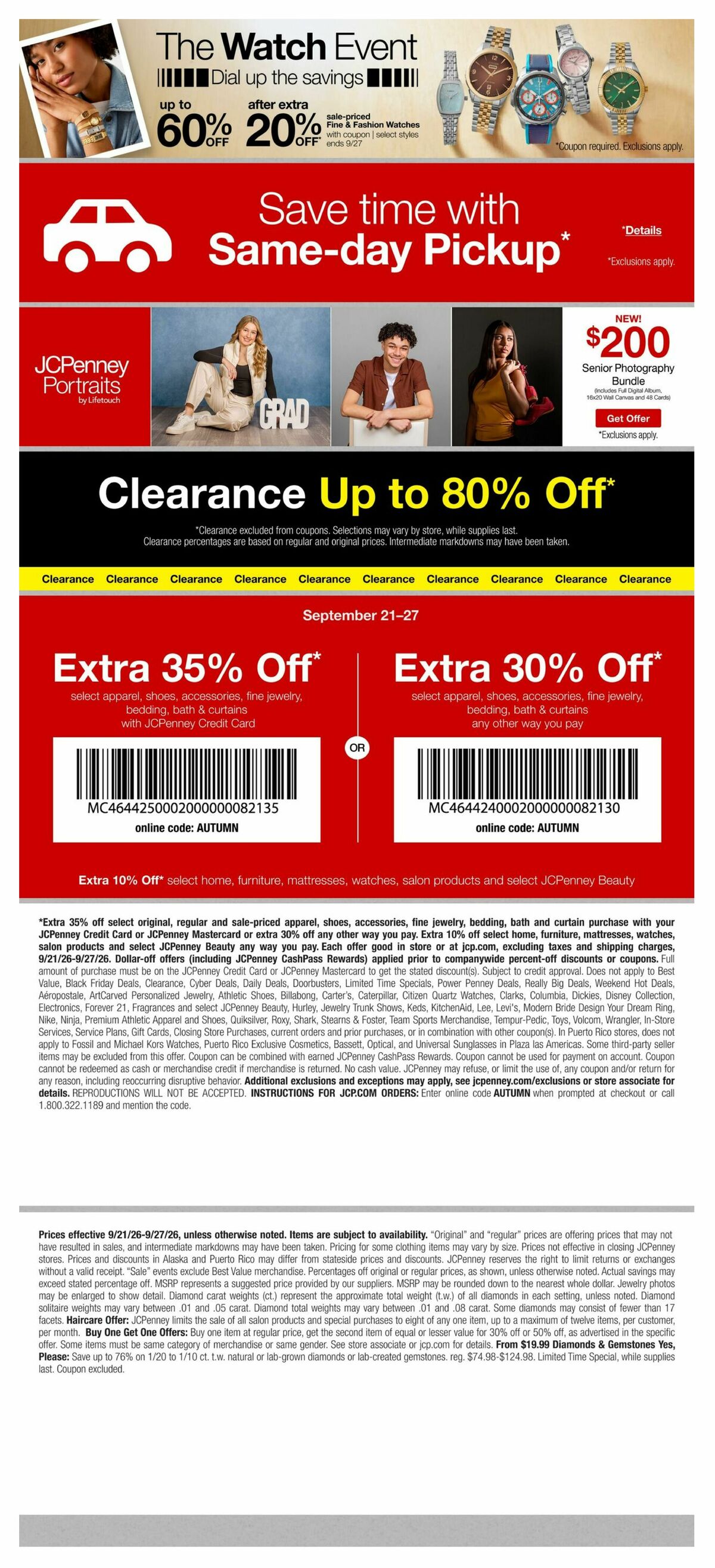 JCPenney Weekly Ad from September 21