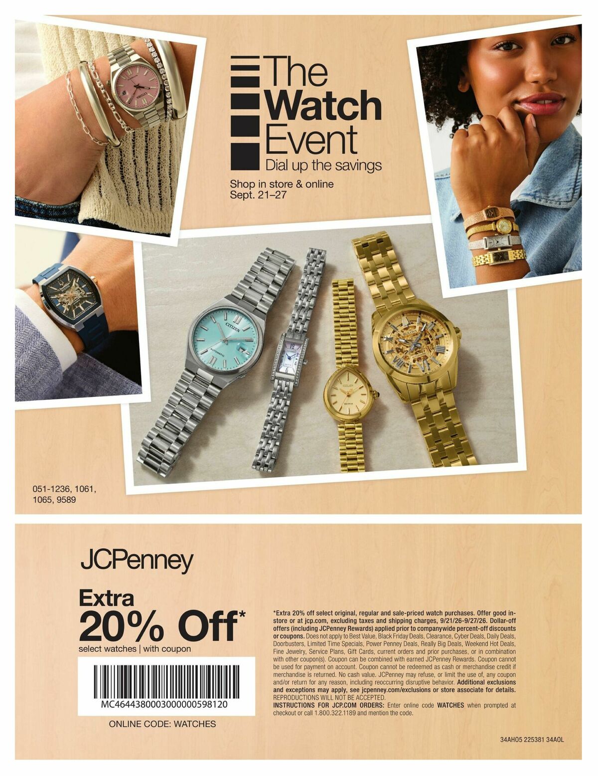 JCPenney The Watch Event Weekly Ad from September 21