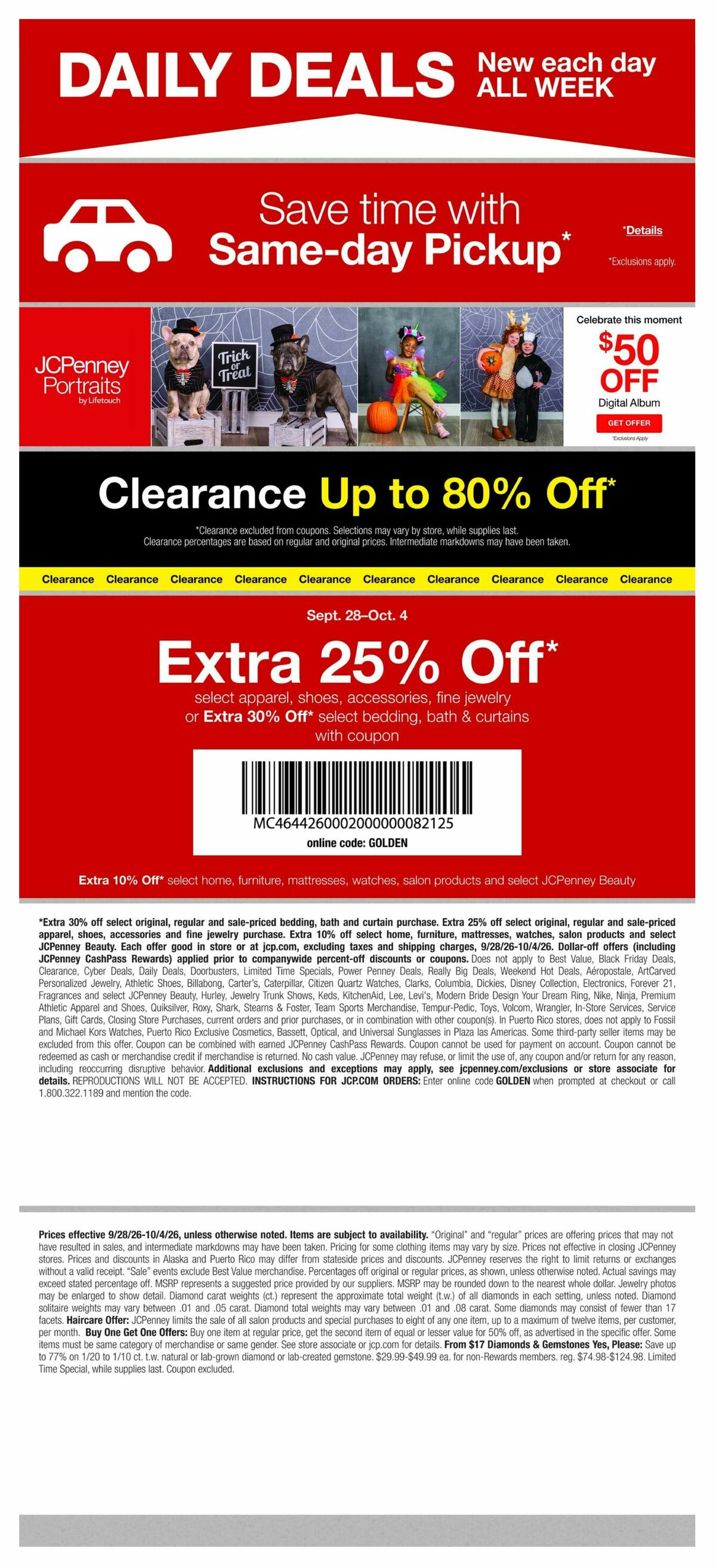 JCPenney Weekly Ad from September 28