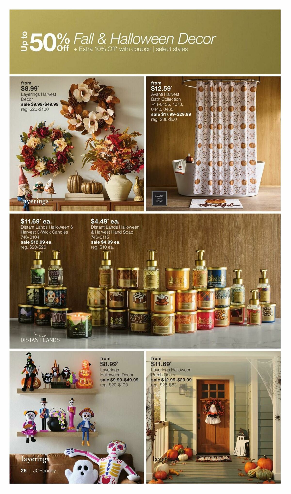 JCPenney Semi-Annual Home Sale Weekly Ad from September 28