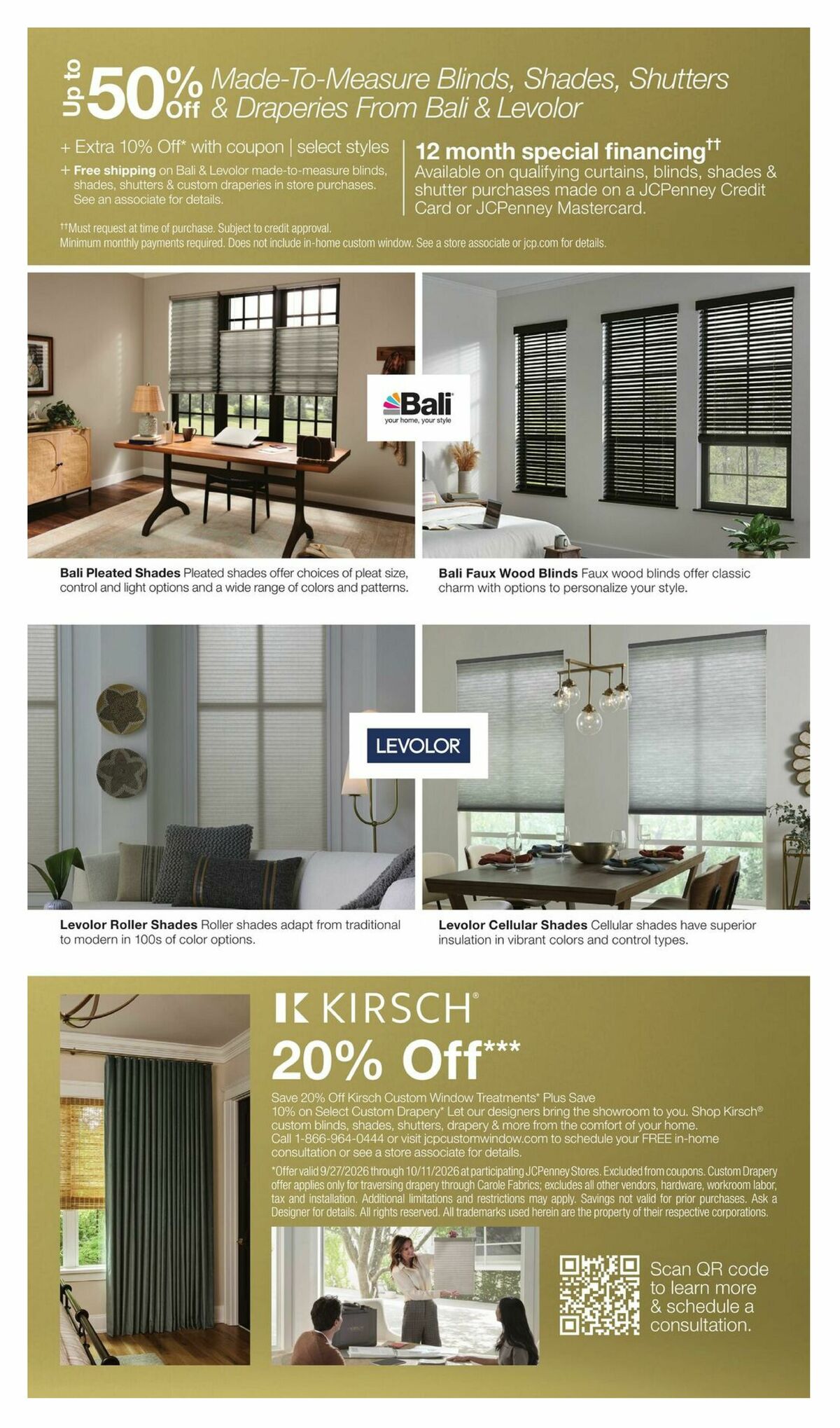 JCPenney Semi-Annual Home Sale Weekly Ad from September 28