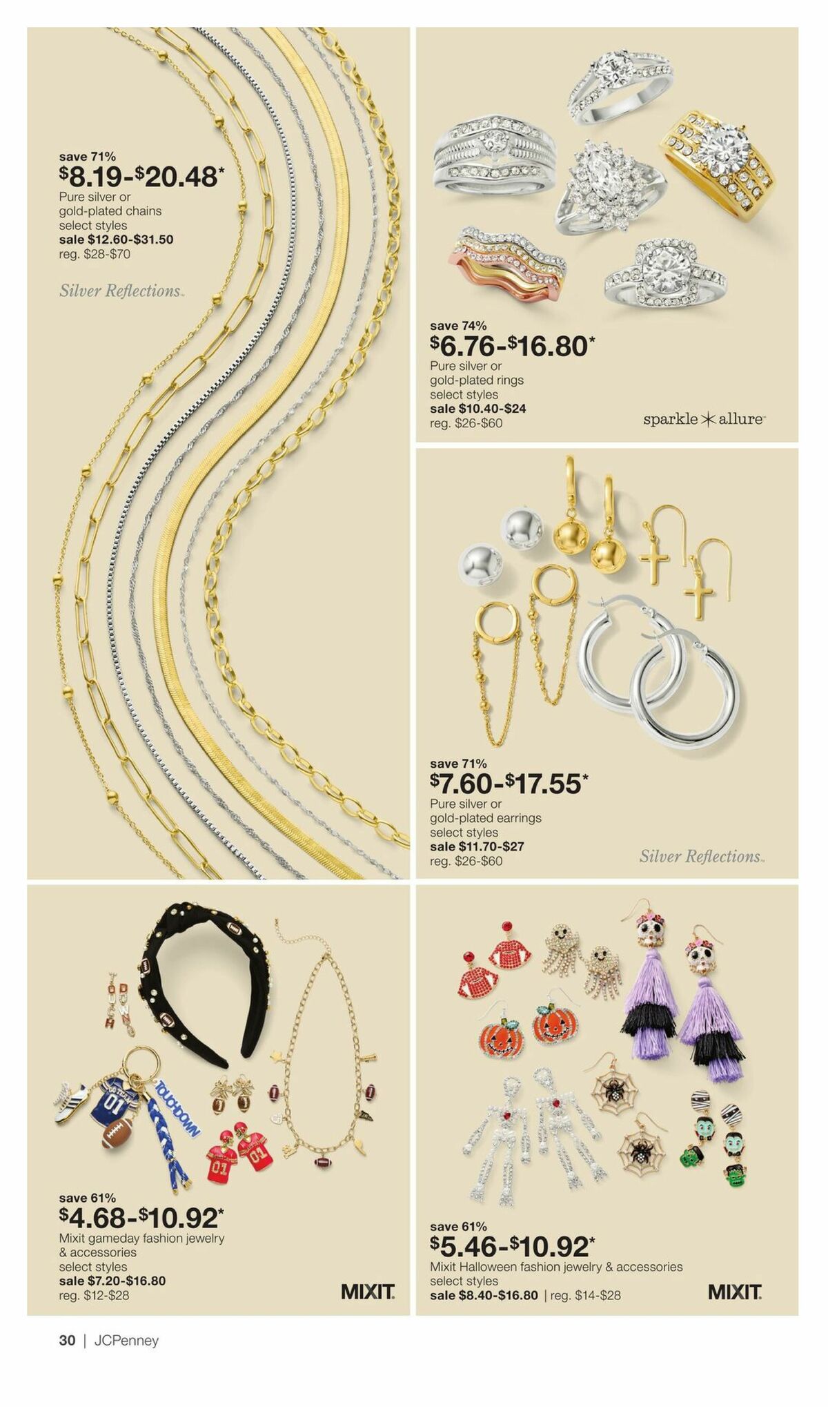 JCPenney Our Biggest Jewelry Sale of the Season Weekly Ad from September 28