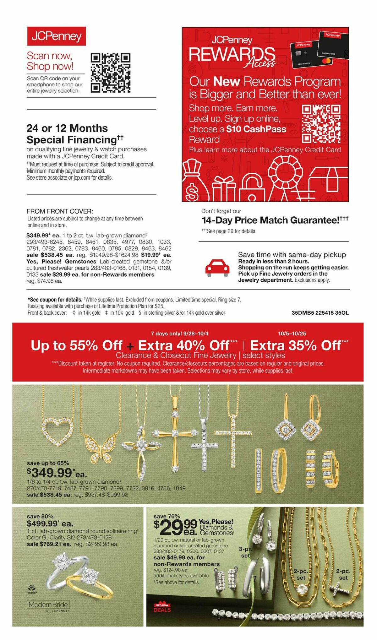 JCPenney Our Biggest Jewelry Sale of the Season Weekly Ad from September 28