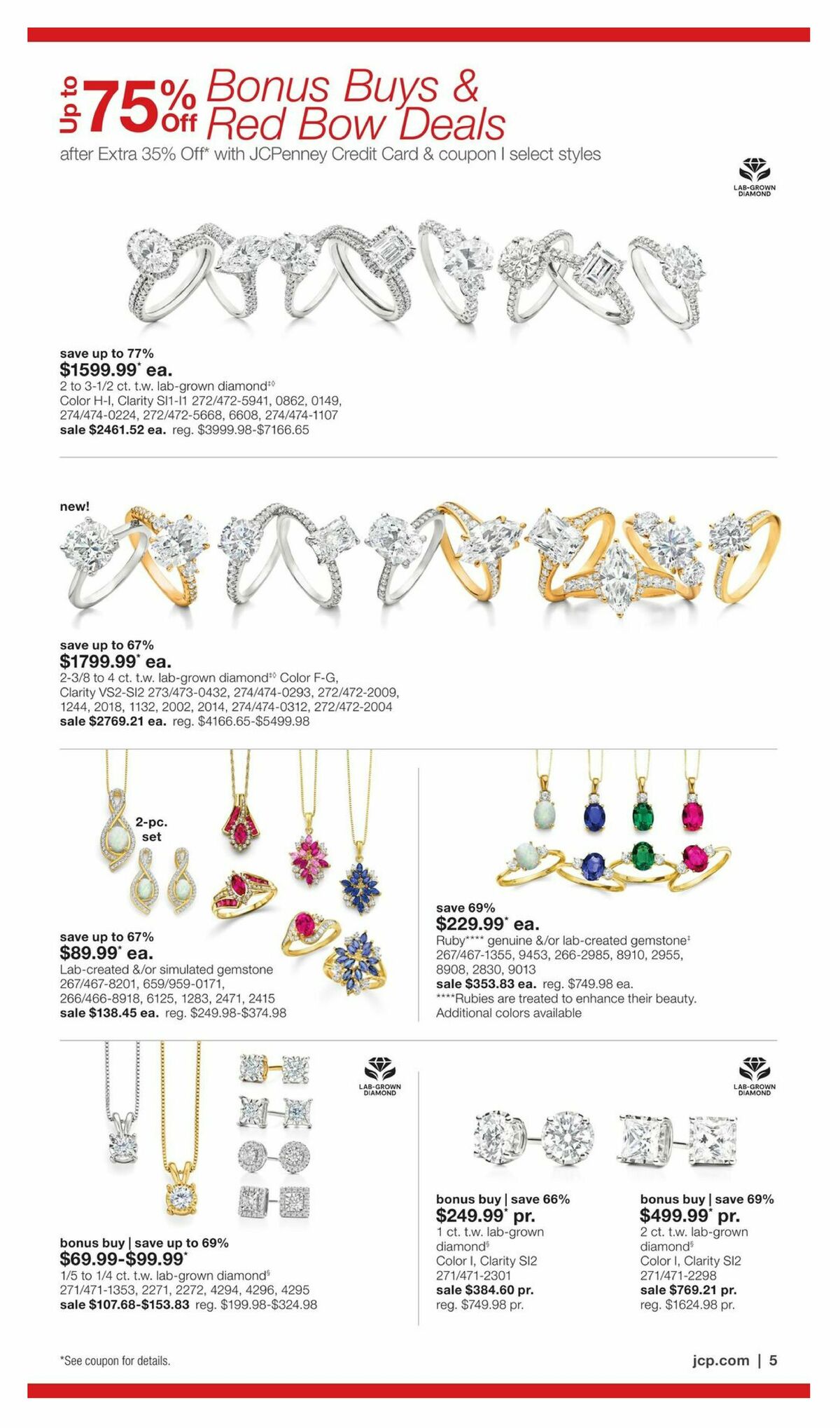 JCPenney Our Biggest Jewelry Sale of the Season Weekly Ad from September 28