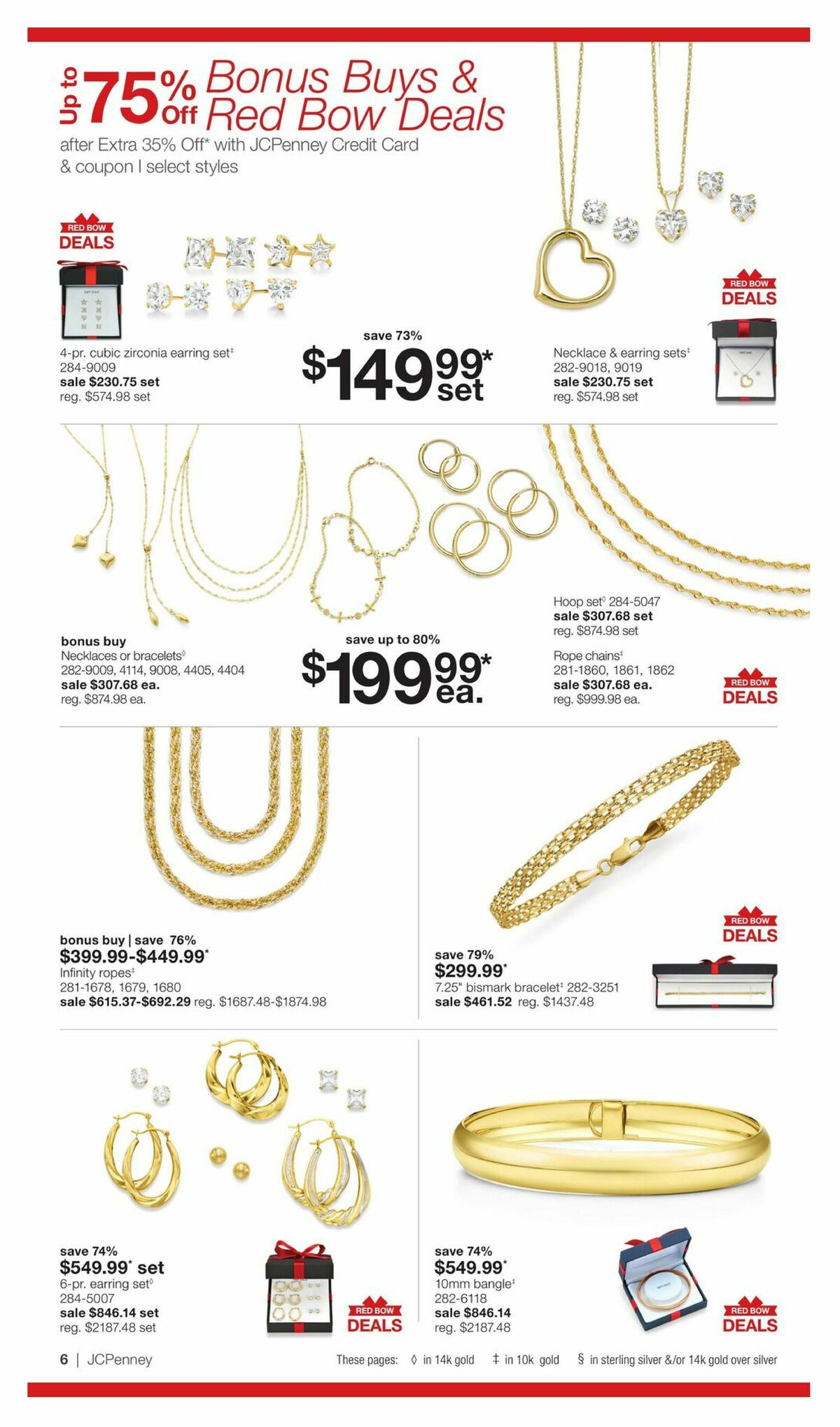JCPenney Our Biggest Jewelry Sale of the Season Weekly Ad from September 28