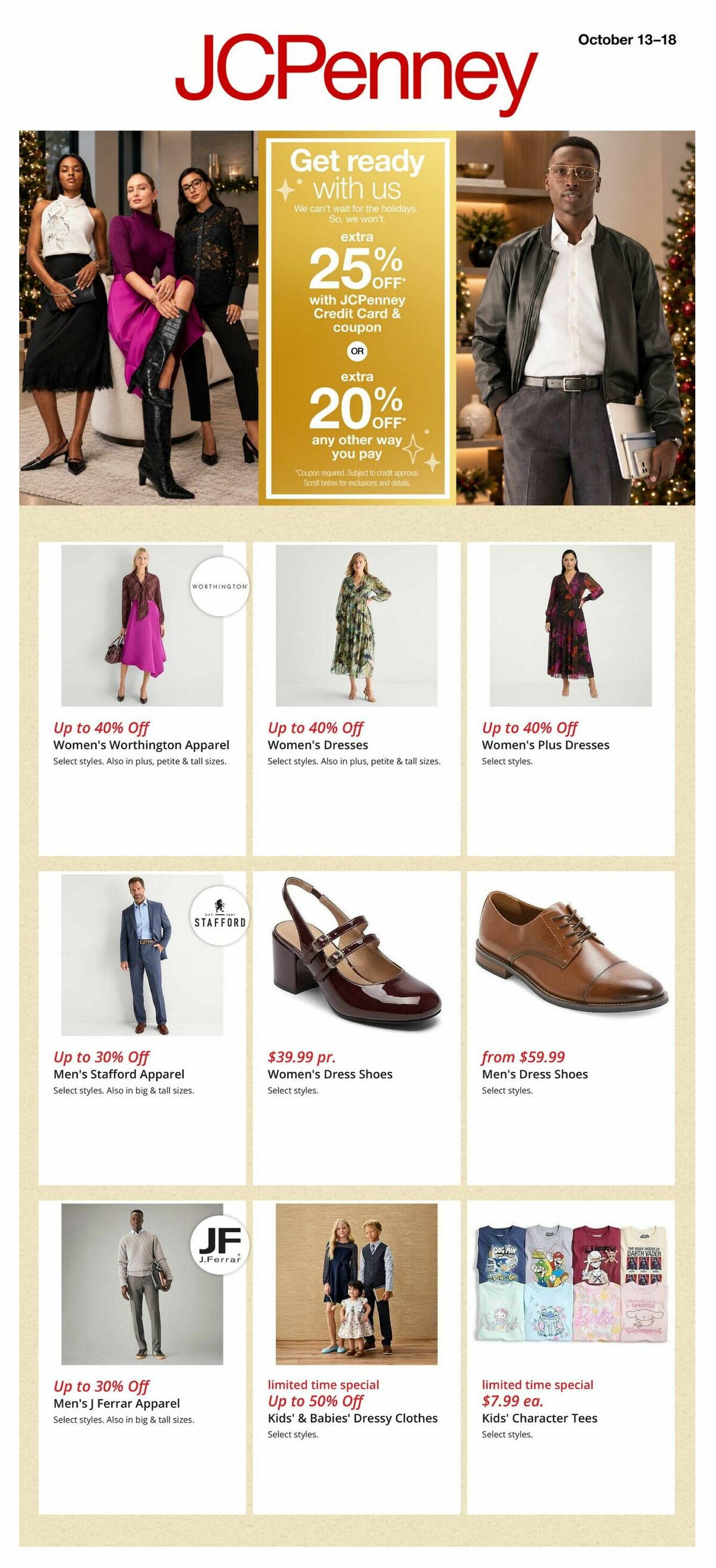 JCPenney Weekly Ad from October 13