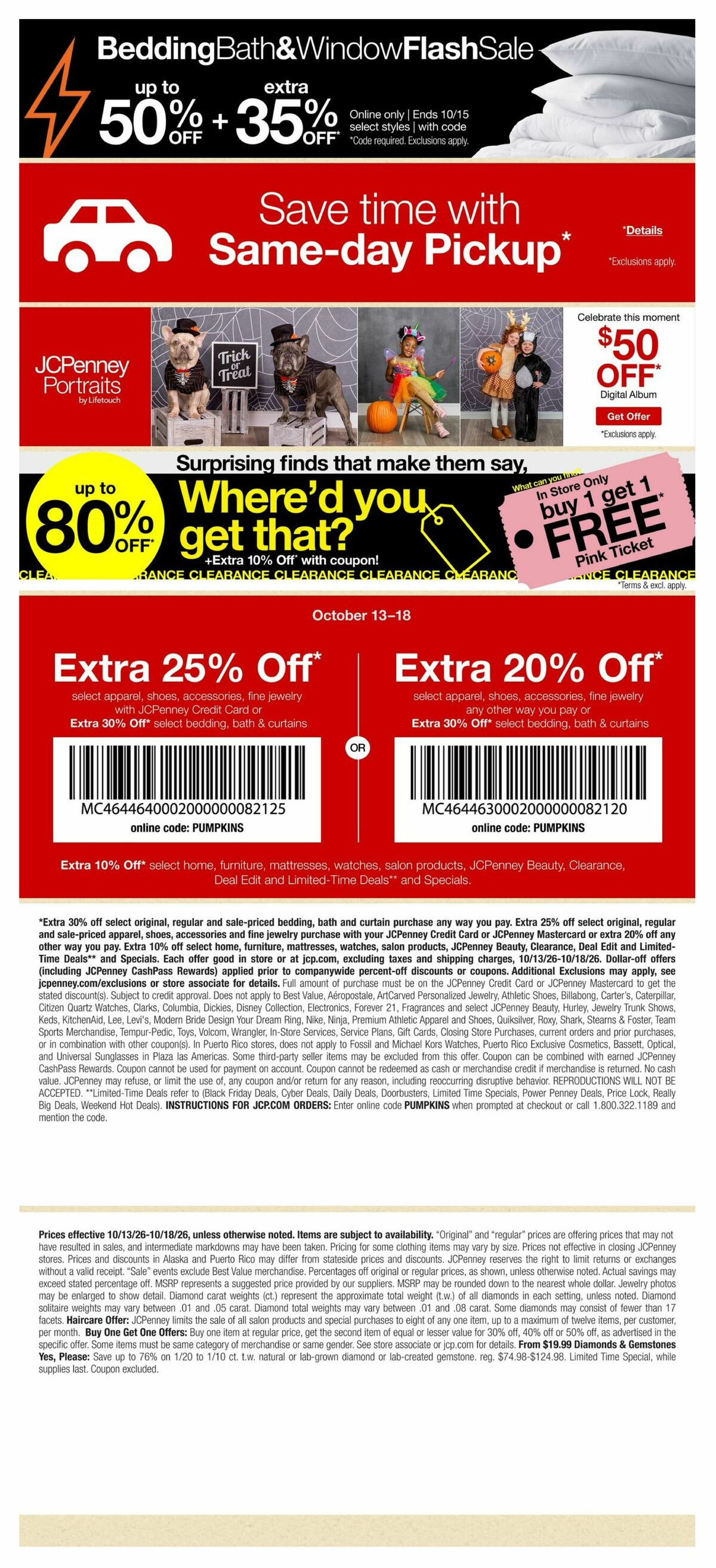 JCPenney Weekly Ad from October 13