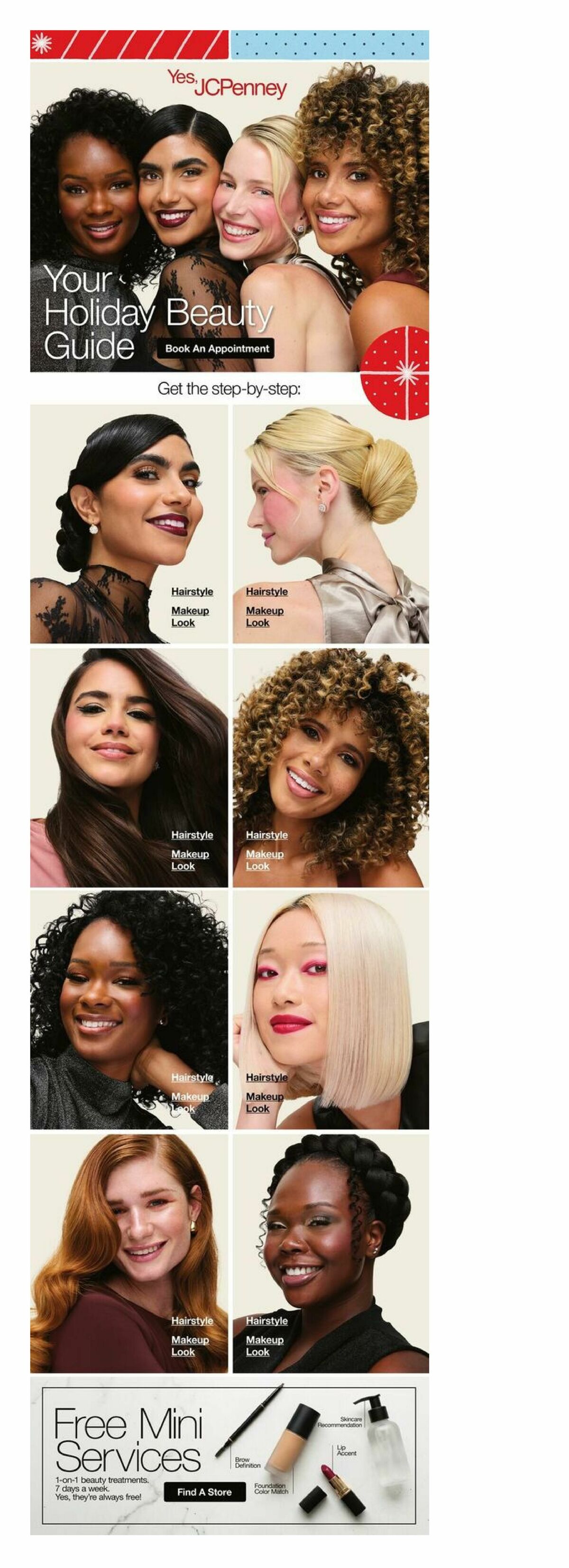 JCPenney Your Holiday Beauty Guide Weekly Ad from October 26