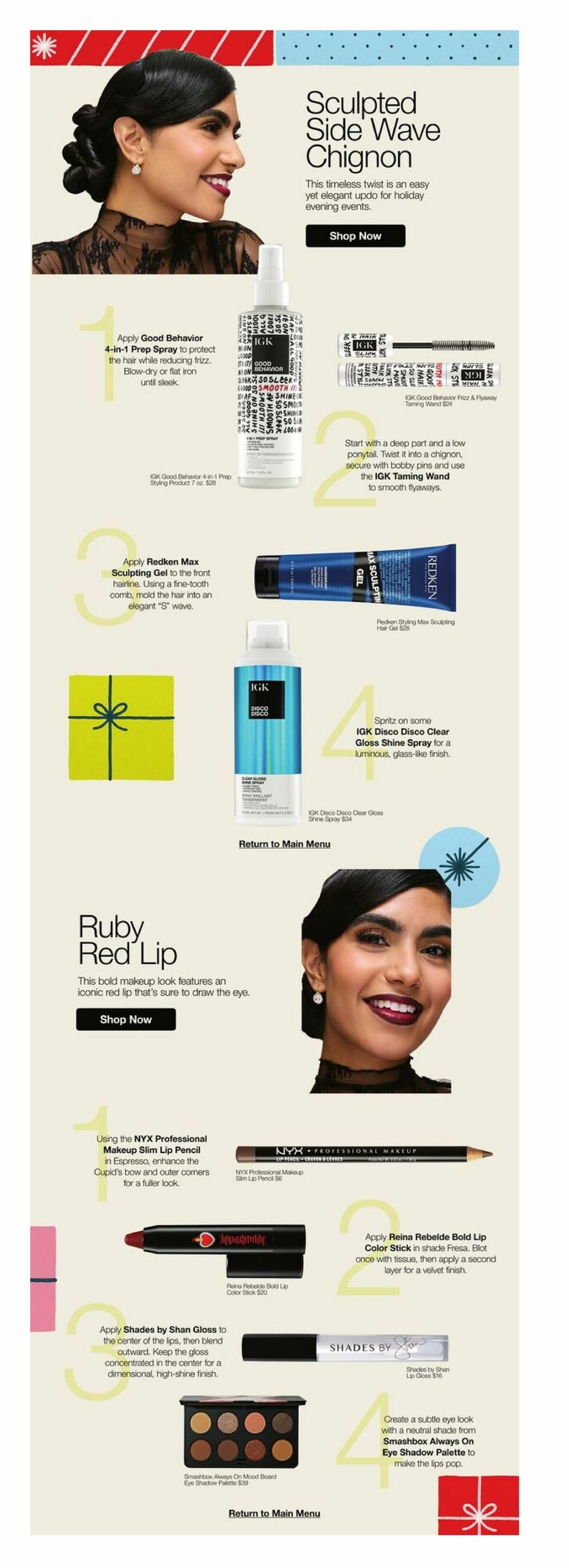 JCPenney Your Holiday Beauty Guide Weekly Ad from October 26