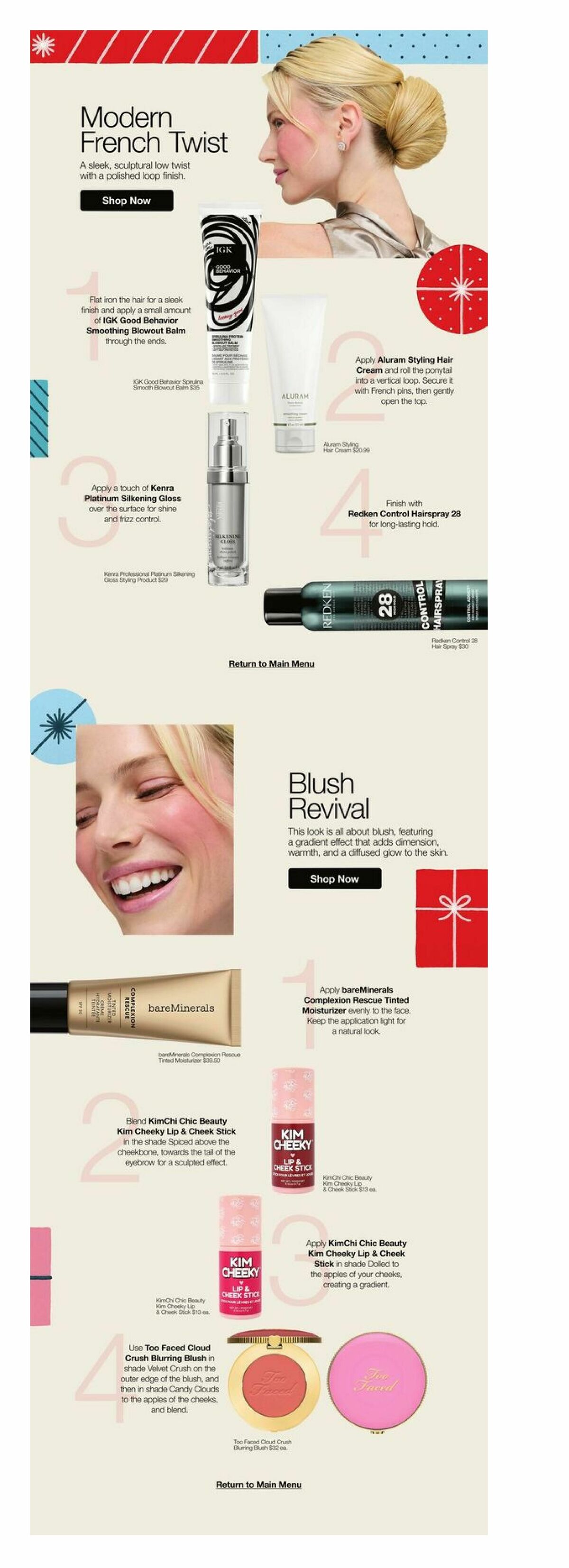 JCPenney Your Holiday Beauty Guide Weekly Ad from October 26