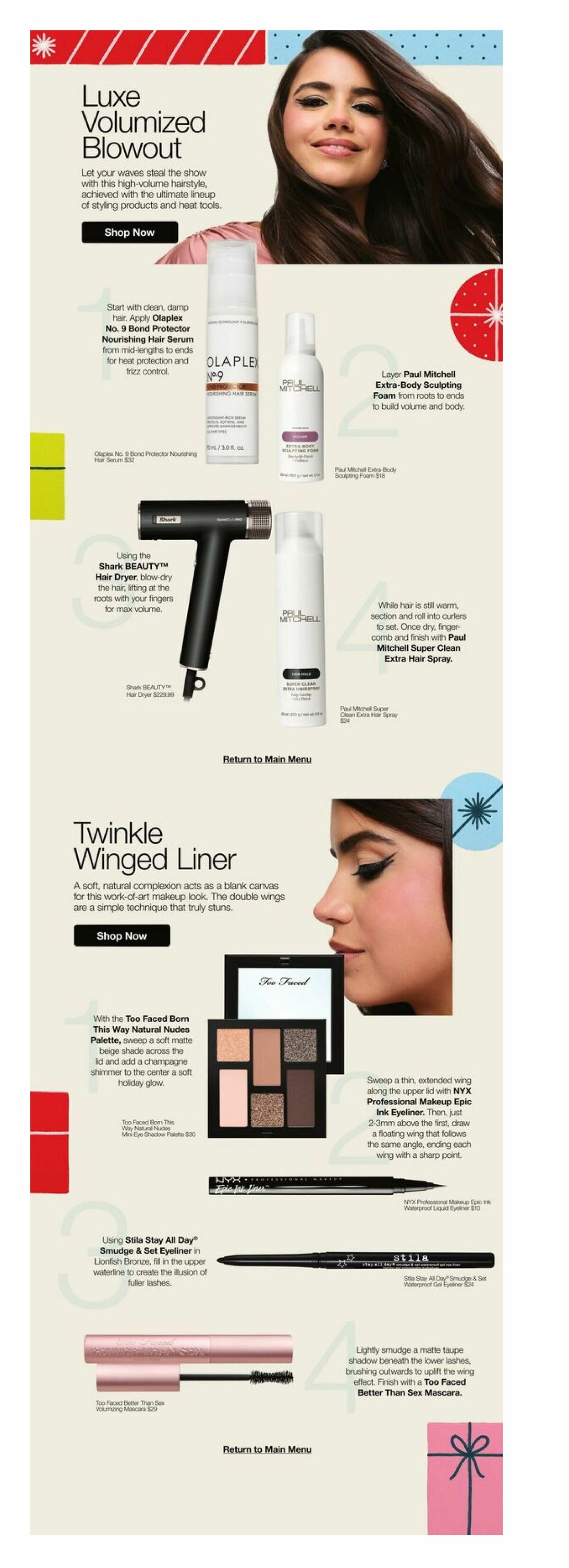 JCPenney Your Holiday Beauty Guide Weekly Ad from October 26