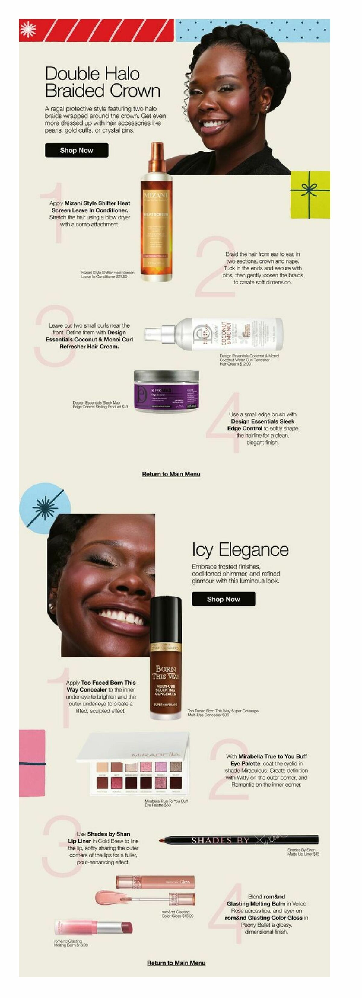 JCPenney Your Holiday Beauty Guide Weekly Ad from October 26