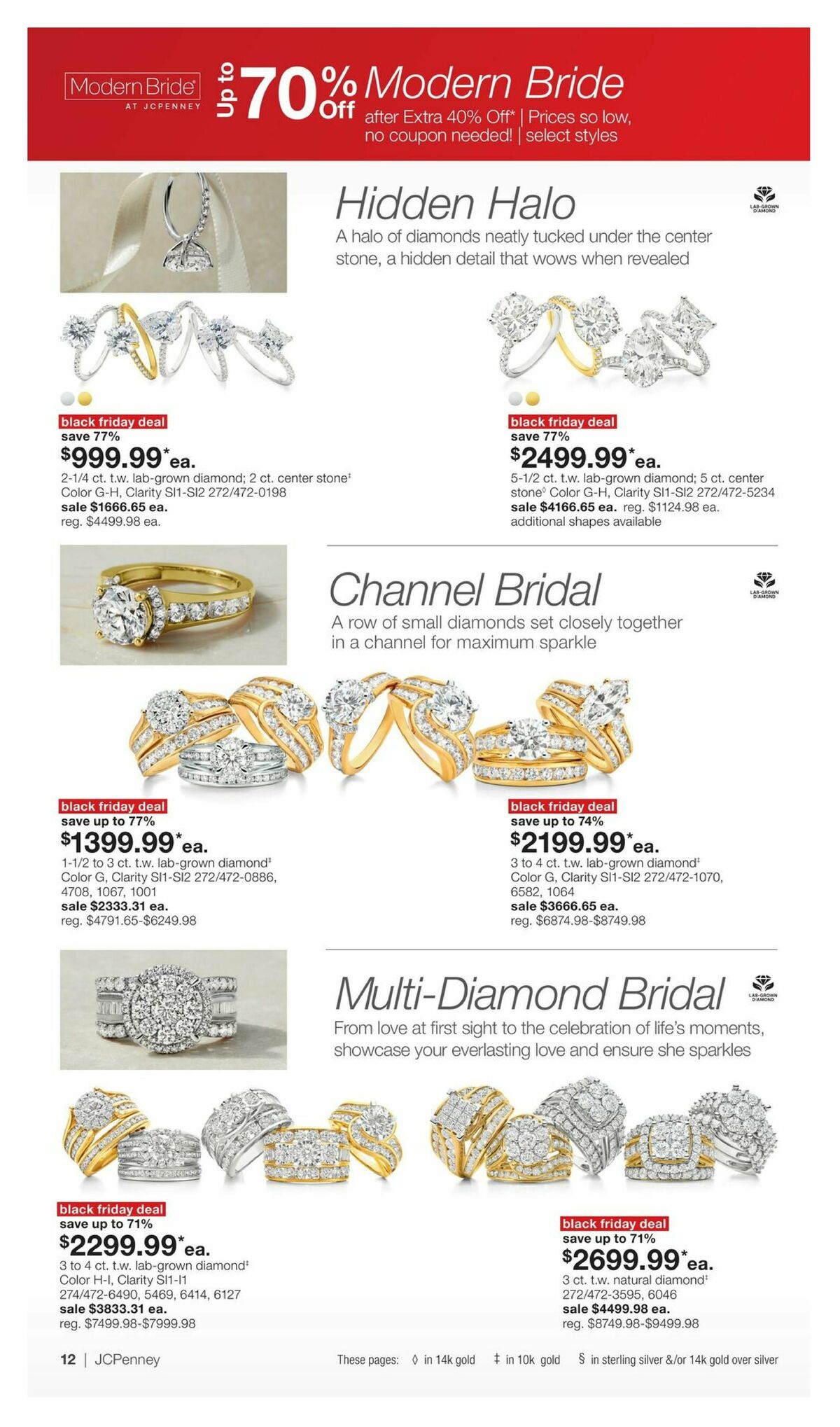 JCPenney Black Friday Early Access Jewelry Deals Weekly Ad from October 26